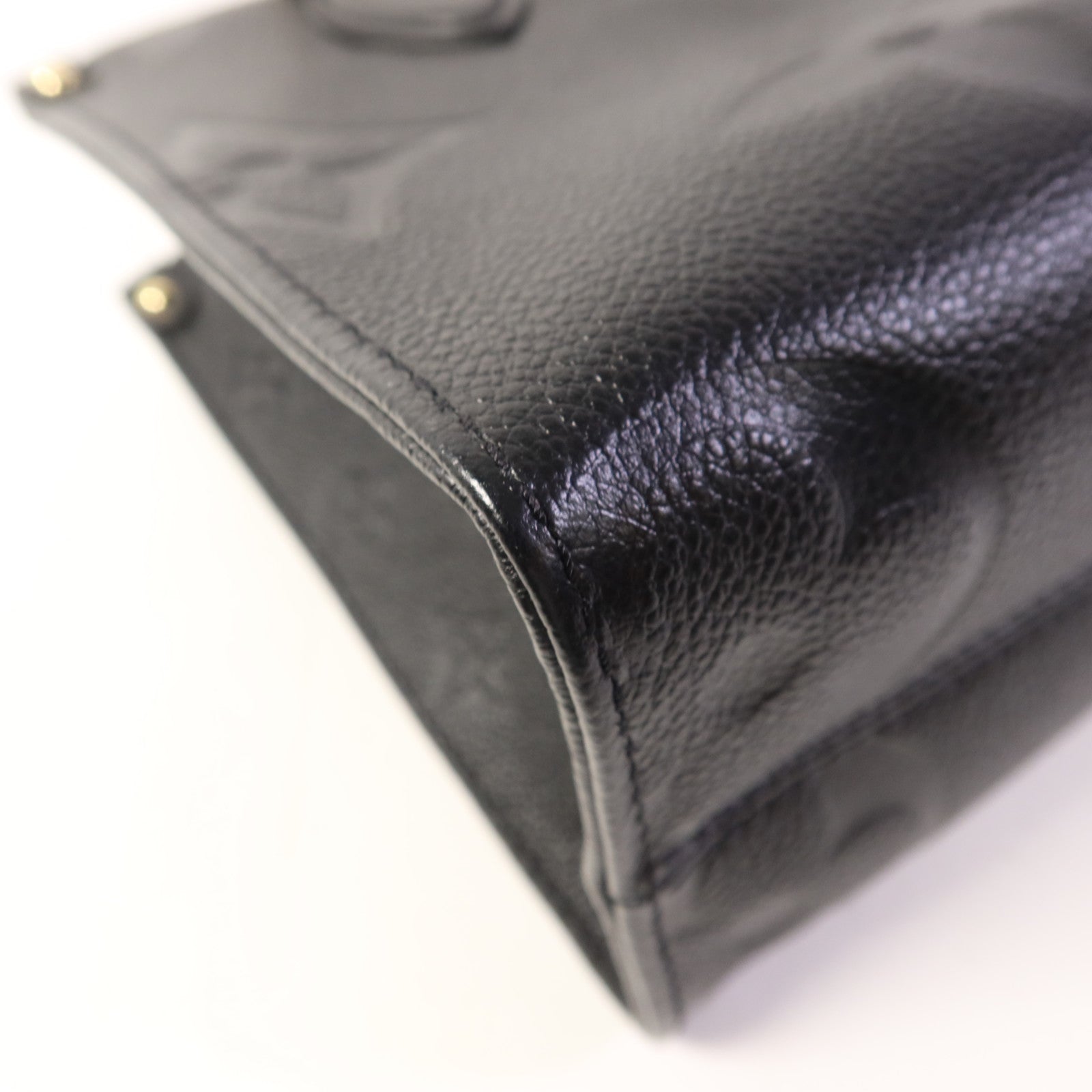 LOUIS VUITTON Monogram Emprenite On The Go PM金扣手挽肩背兩用袋