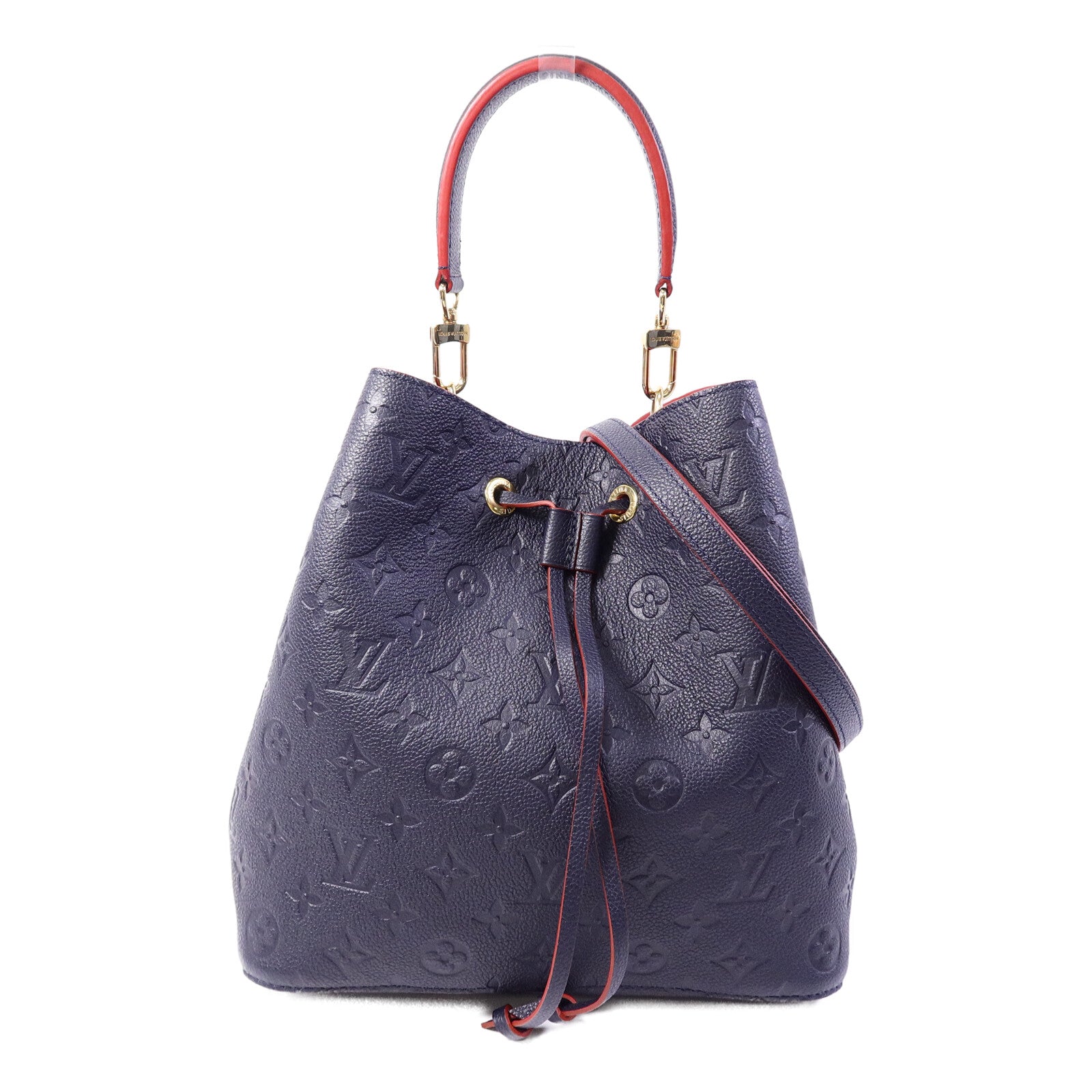 LOUIS VUITTON Monogram Empreinte Neo Noe MM手挽肩背兩用袋
