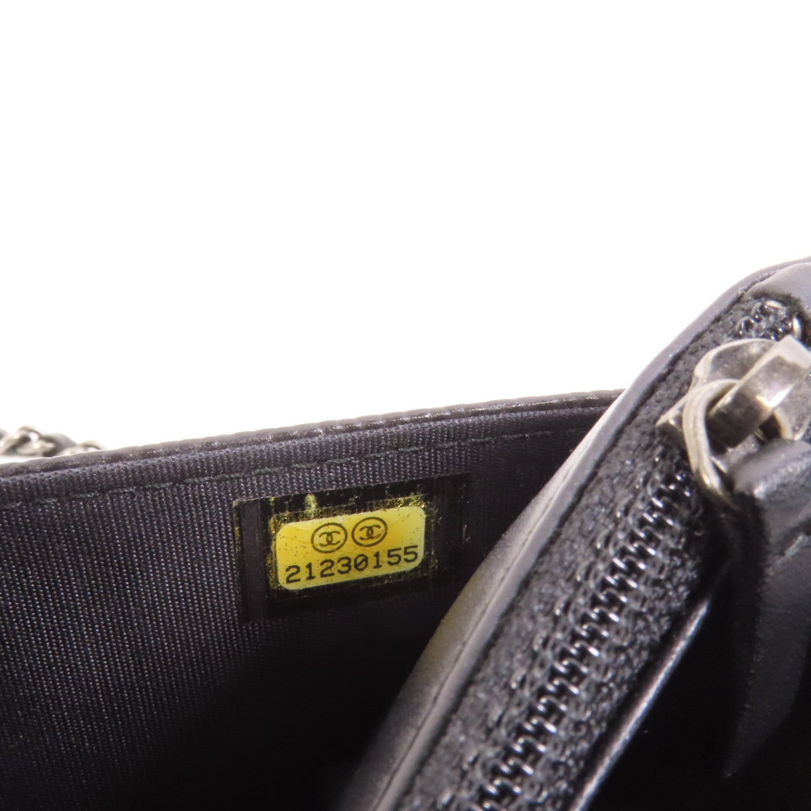 CHANEL 牛皮皮革WOC Wallet On Chain鏈帶肩背袋