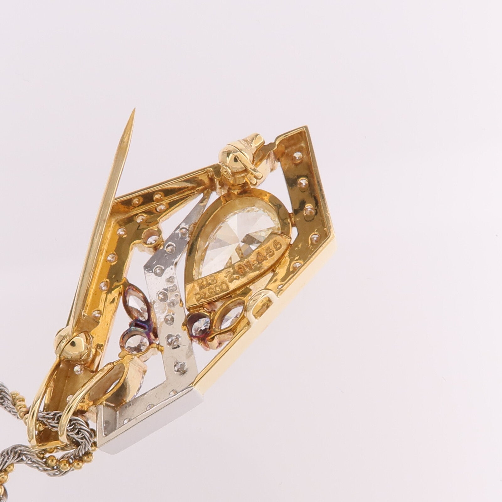 JEWELRY 18K黃金/PT900鉑金/PT850鉑金Diamond Necklace鑽石項鍊