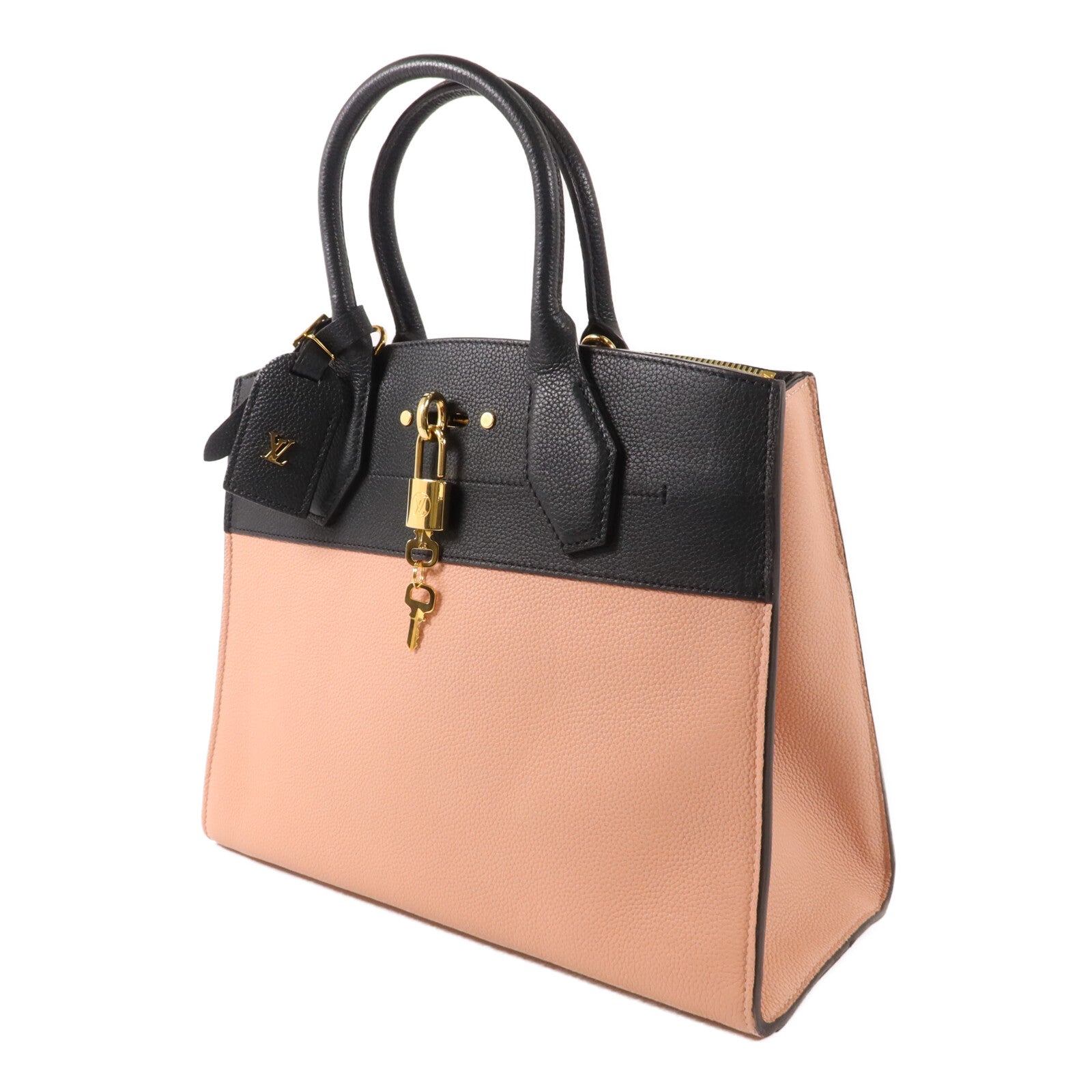 LOUIS VUITTON Taurillon City Steamer PM手挽肩背兩用袋