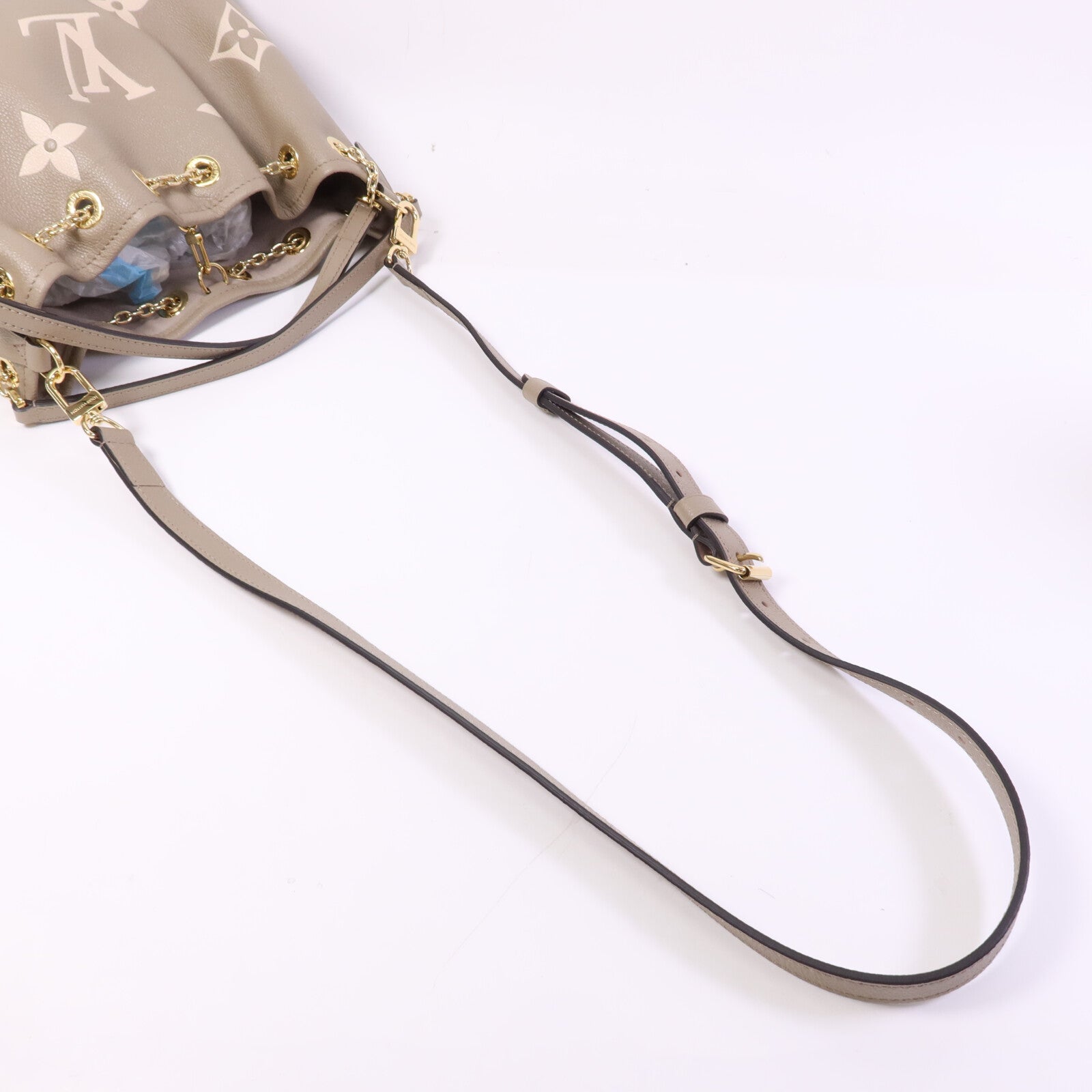 LOUIS VUITTON Monogram Empreinte Bundle金扣手挽肩背兩用袋