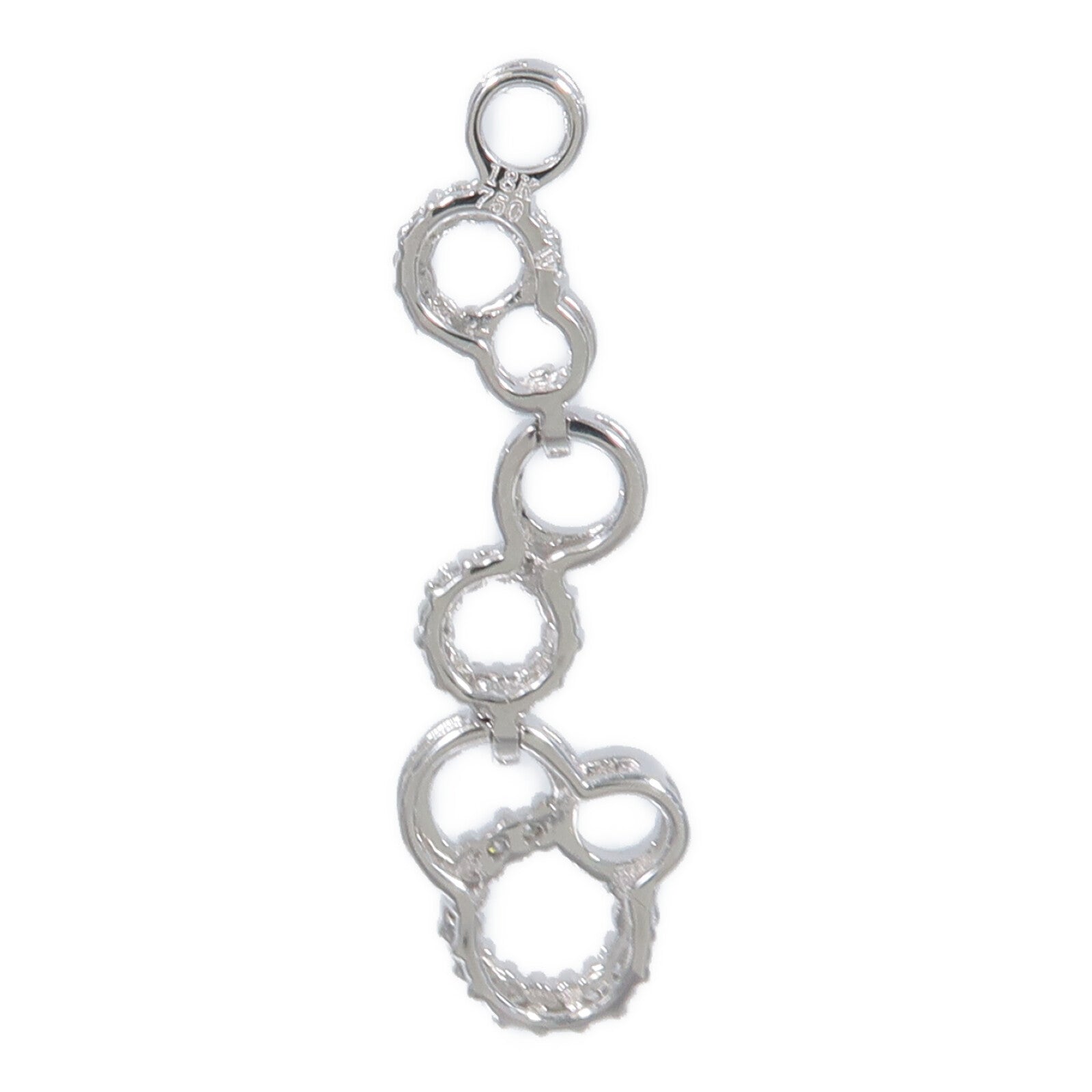 JEWELRY 18K白金Diamond Pendant鑽石吊墜