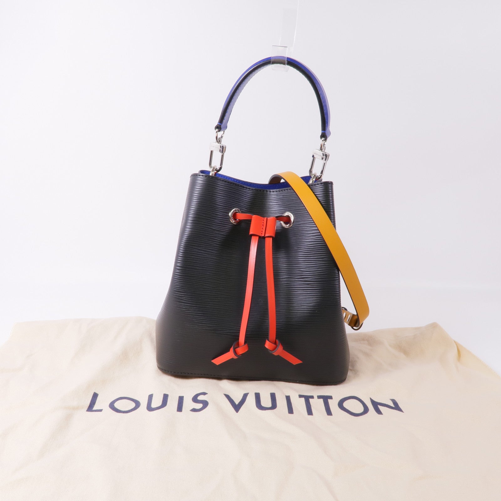 LOUIS VUITTON LV SHW Neo Noe BB 2 Way Shoulder Bag M52853 Epi Black/Red
