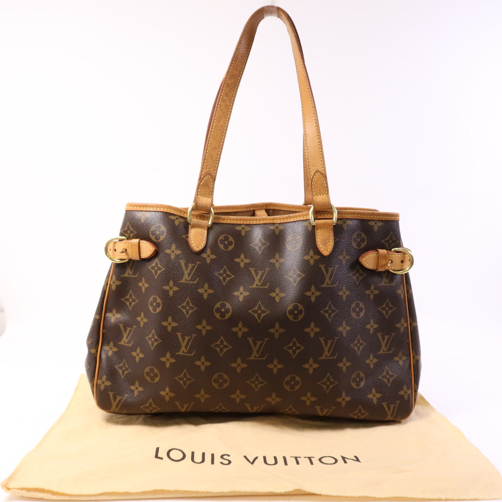 LOUIS VUITTON Monogram Batignolles Horizontal金扣肩背袋