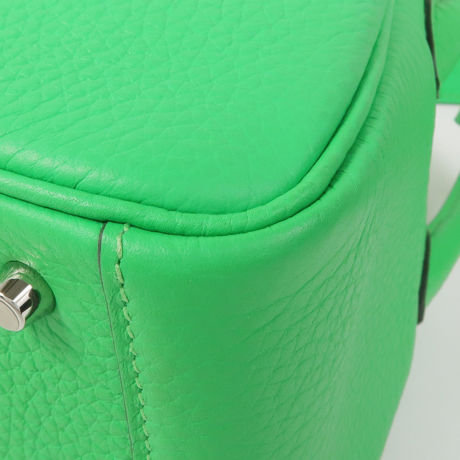 HERMES Clemence皮革Mini Lindy金扣手挽肩背兩用袋Veil Comic