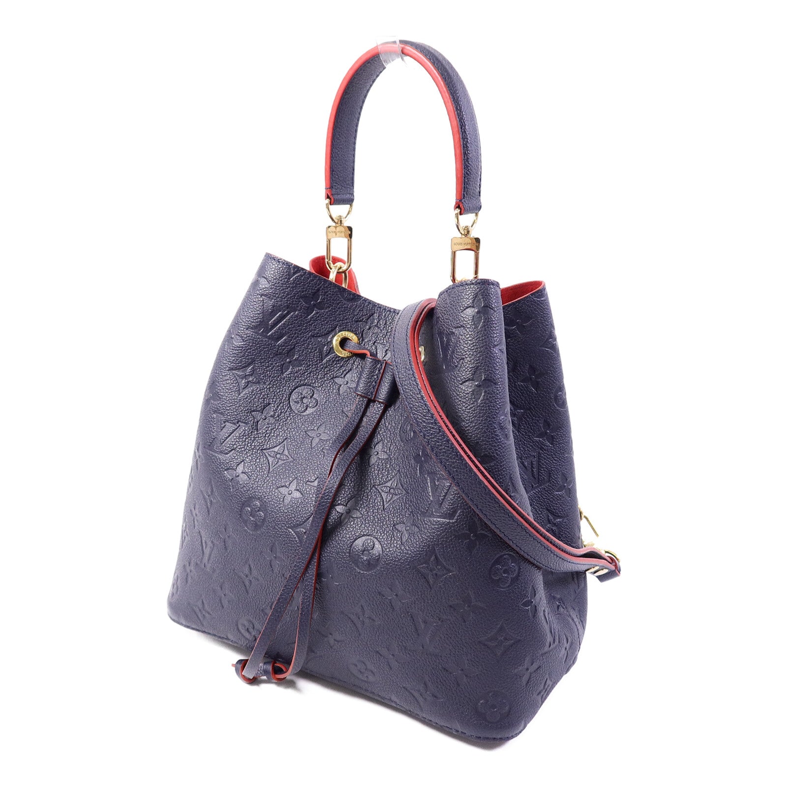 LOUIS VUITTON Monogram Empreinte Neo Noe MM手挽肩背兩用袋