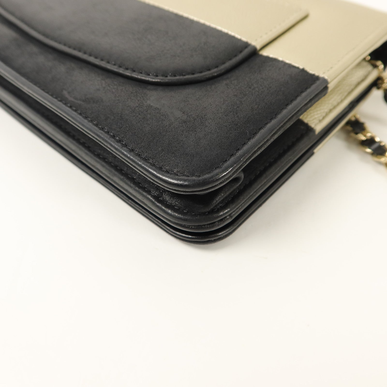 CHANEL 牛皮皮革Wallet On Chain WOC鏈帶肩背袋