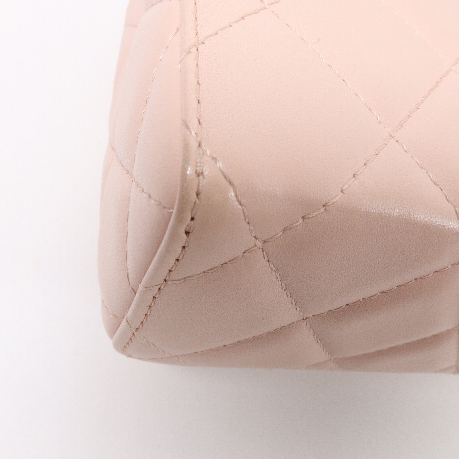 CHANEL 羊皮皮革Crush Top Handle鏈帶手挽肩背兩用袋
