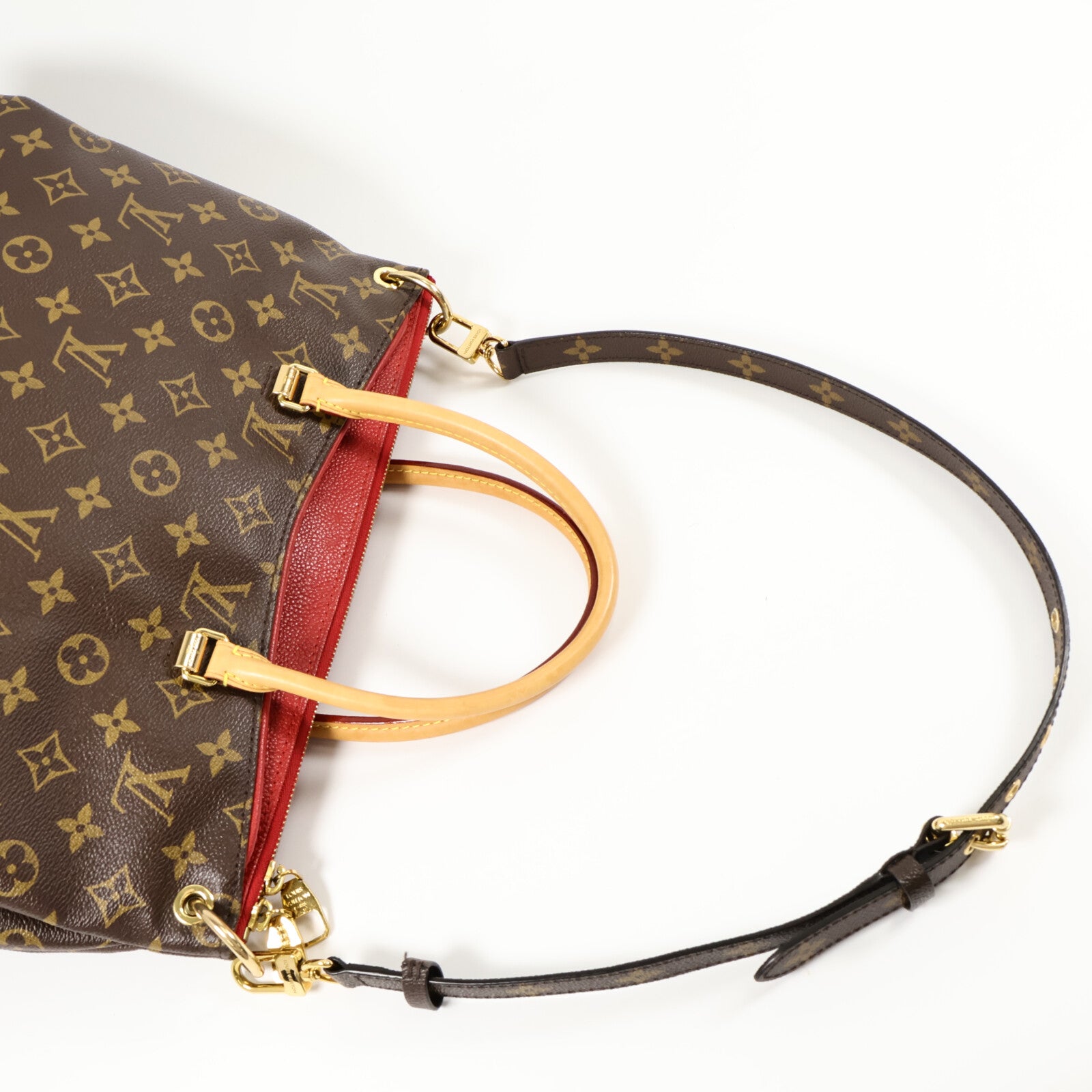 LOUIS VUITTON Monogram Pallas手挽肩背兩用袋