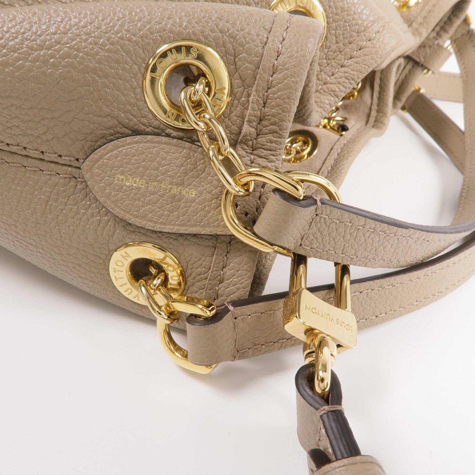 LOUIS VUITTON Monogram Empreinte金扣鏈帶手挽肩背兩用袋