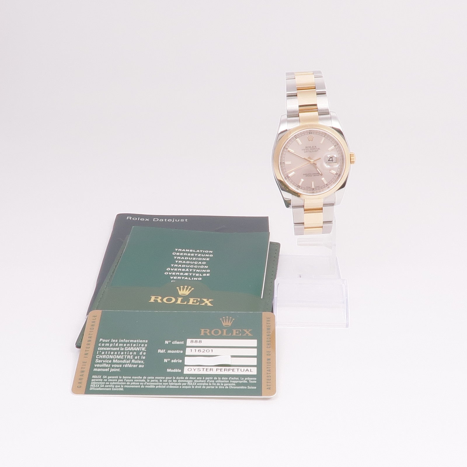 ROLEX Datejust 116201