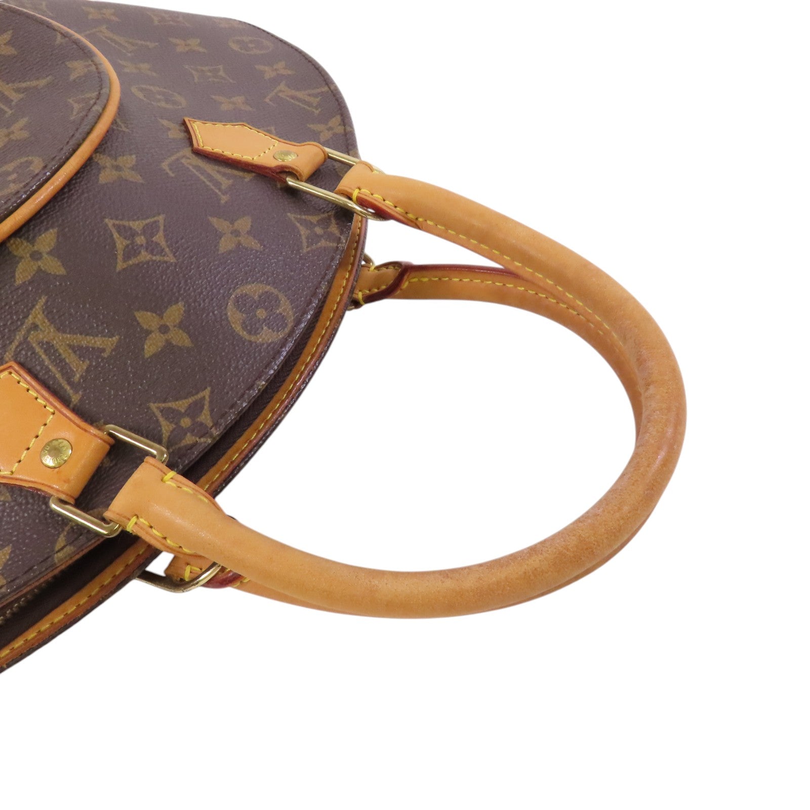 LOUIS VUITTON Monogram Elipse MM金扣手挽袋