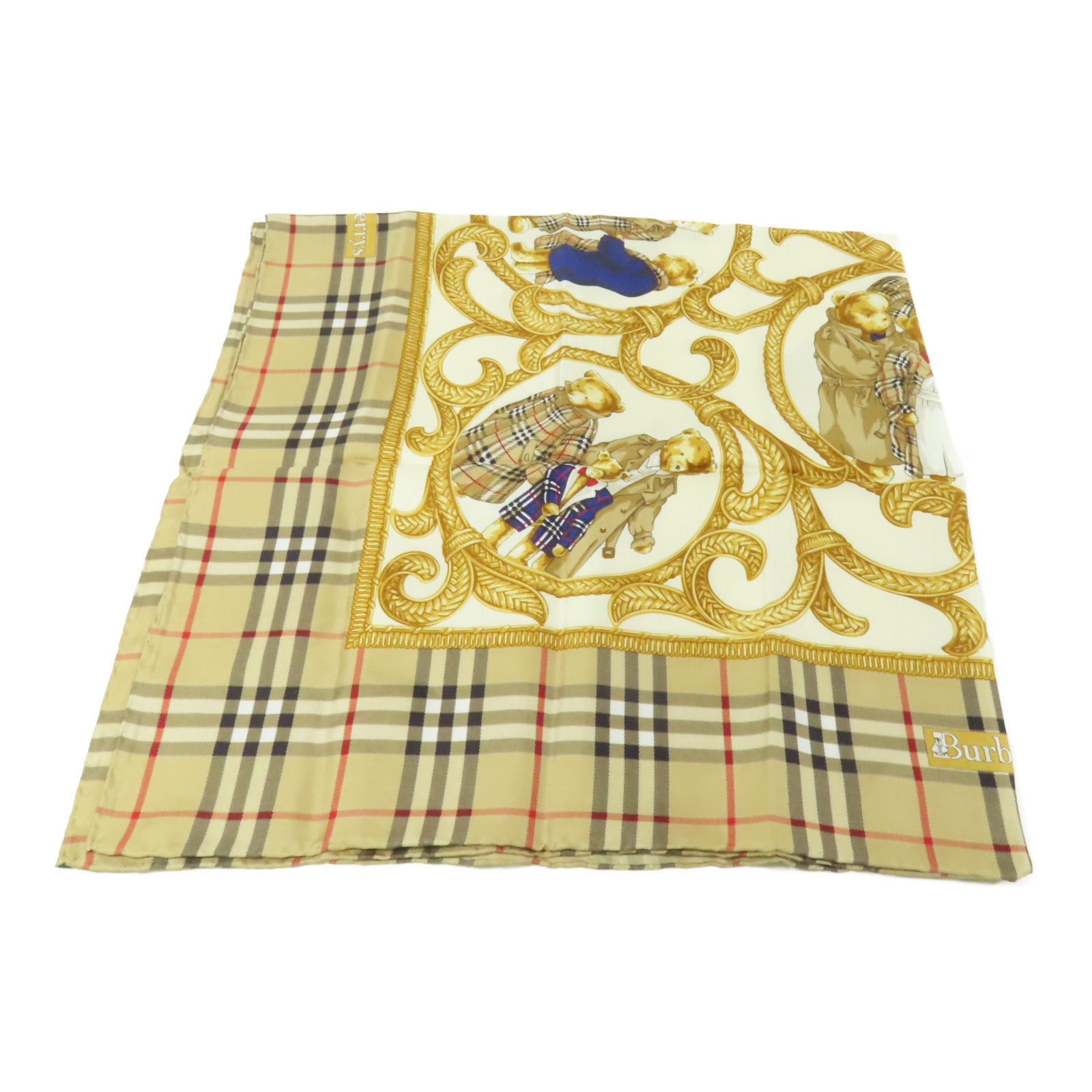 BURBERRY 絲質Scarf圍巾