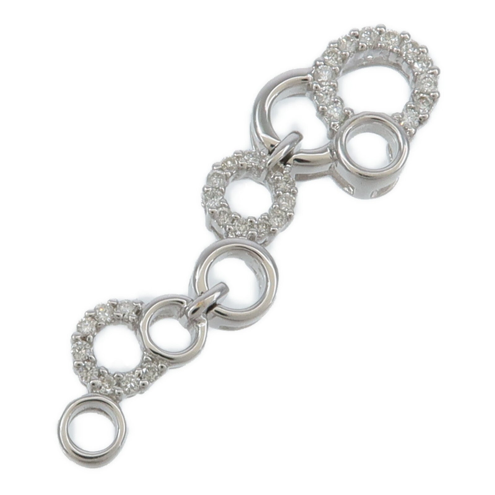 JEWELRY 18K白金Diamond Pendant鑽石吊墜
