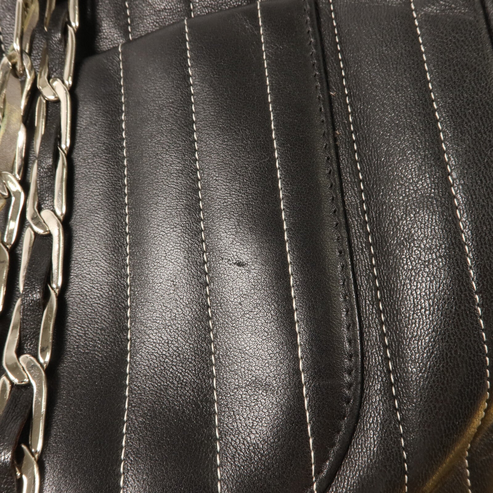 CHANEL 羊皮皮革New Mademoiselle Tote鏈帶肩背袋