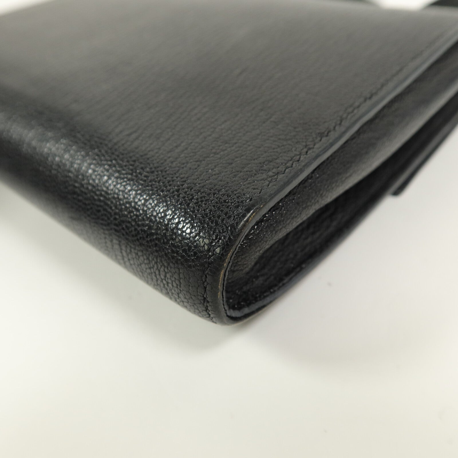 HERMES Chevre皮革Clic 16肩背袋Noir