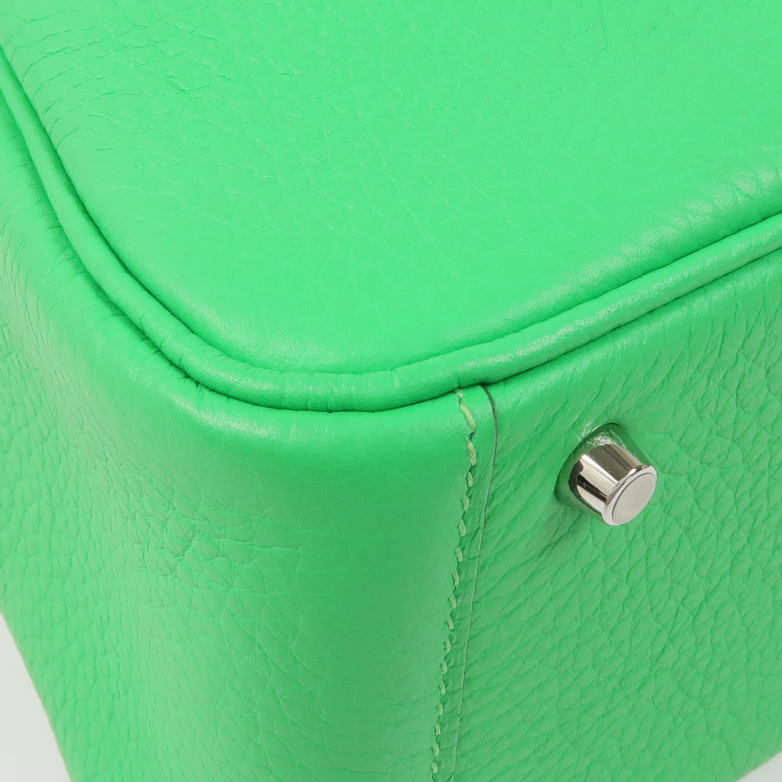 HERMES Clemence皮革Mini Lindy金扣手挽肩背兩用袋Veil Comic