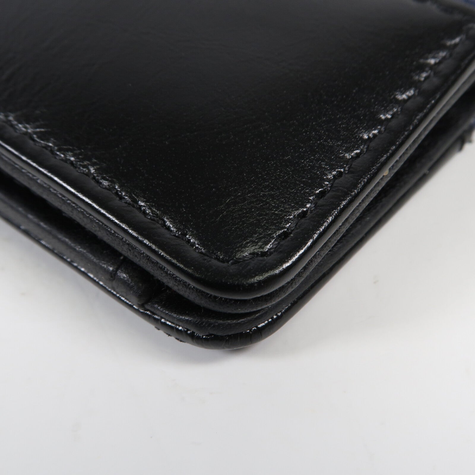 CHANEL 牛皮皮革Long Wallet金扣長錢包