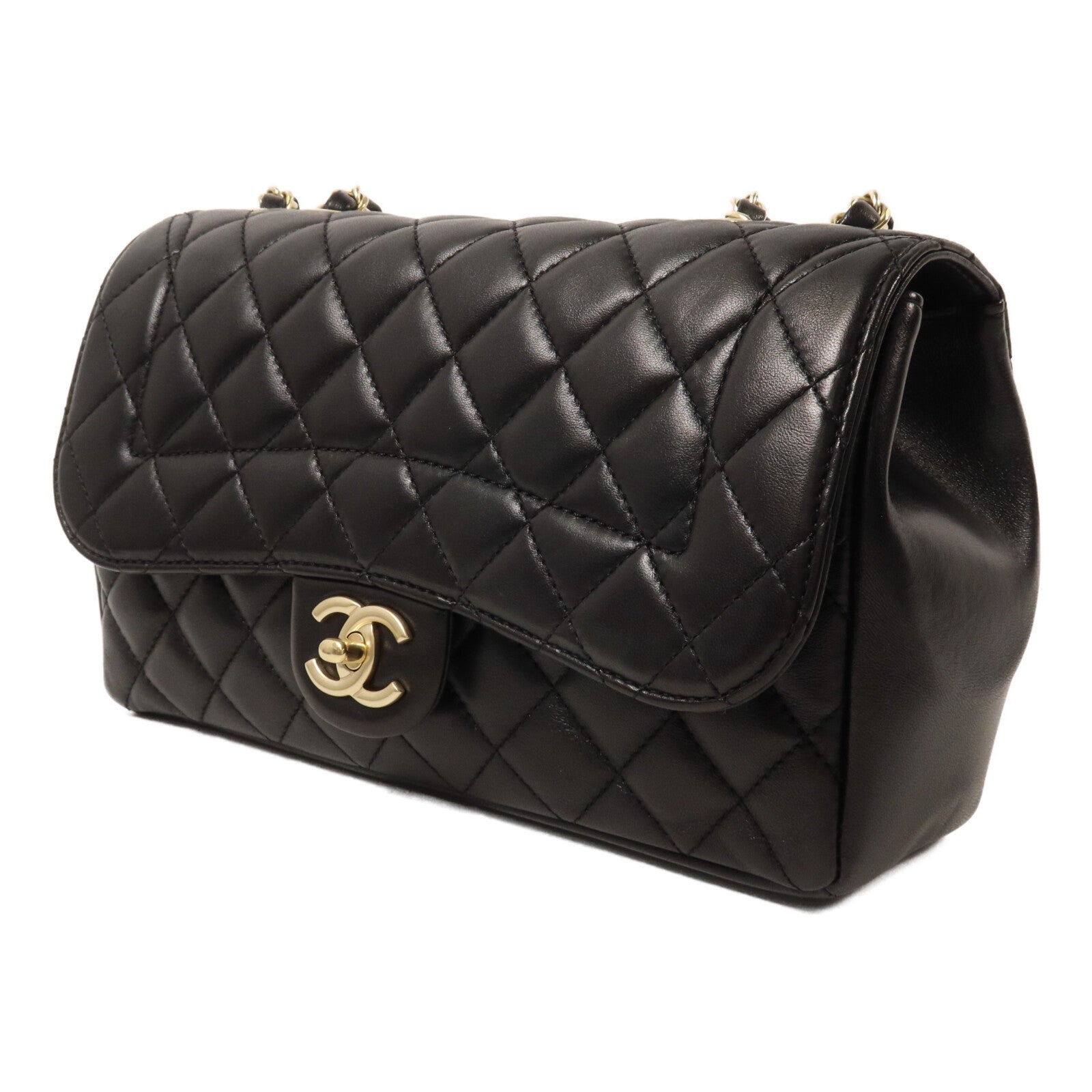 CHANEL 羊皮皮革Chain Shoulder Bag鏈帶肩背袋