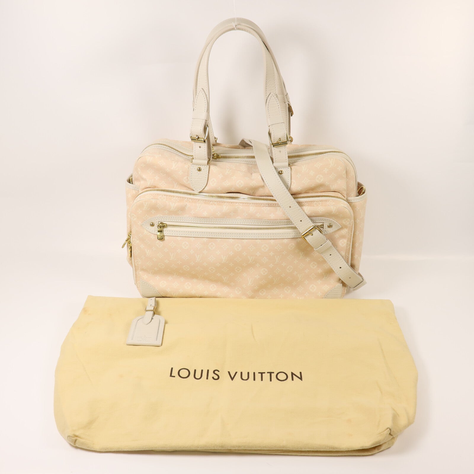 LOUIS VUITTON Monogram Mini Diaper Bag金扣手挽肩背兩用袋