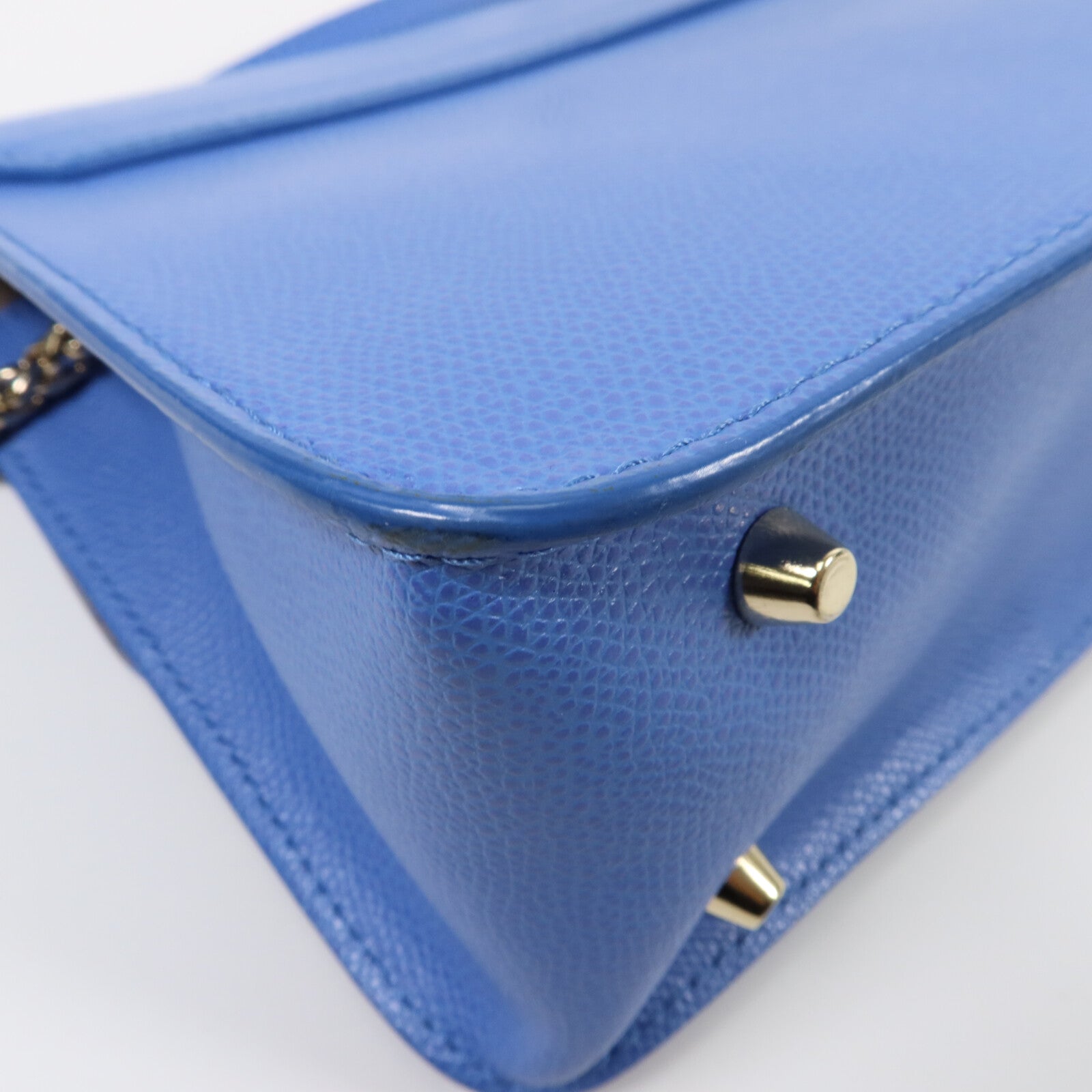 Furla 牛皮皮革Shoulder Bag鏈帶肩背袋