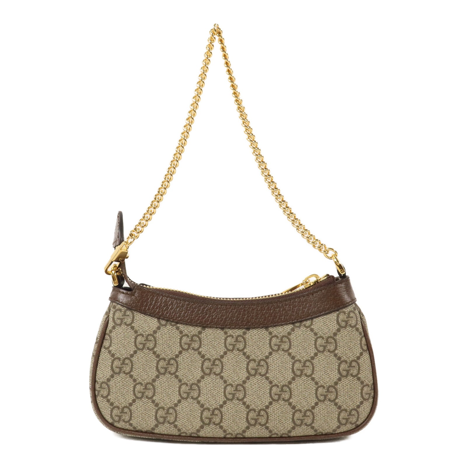GUCCI 塗層帆布Ophidia GG Mini Bag鏈帶手挽袋