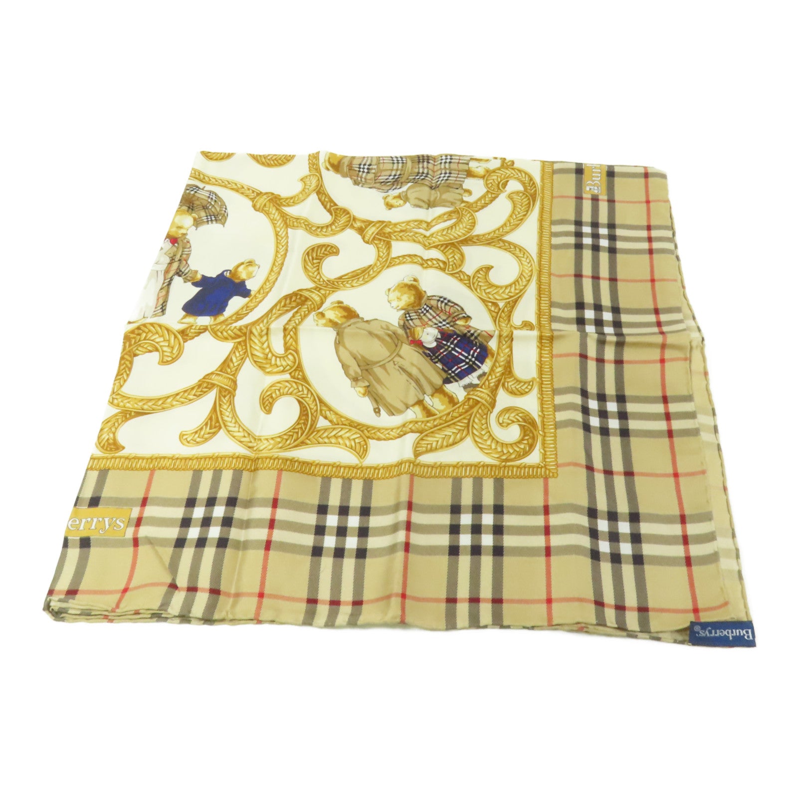 BURBERRY 絲質Scarf圍巾