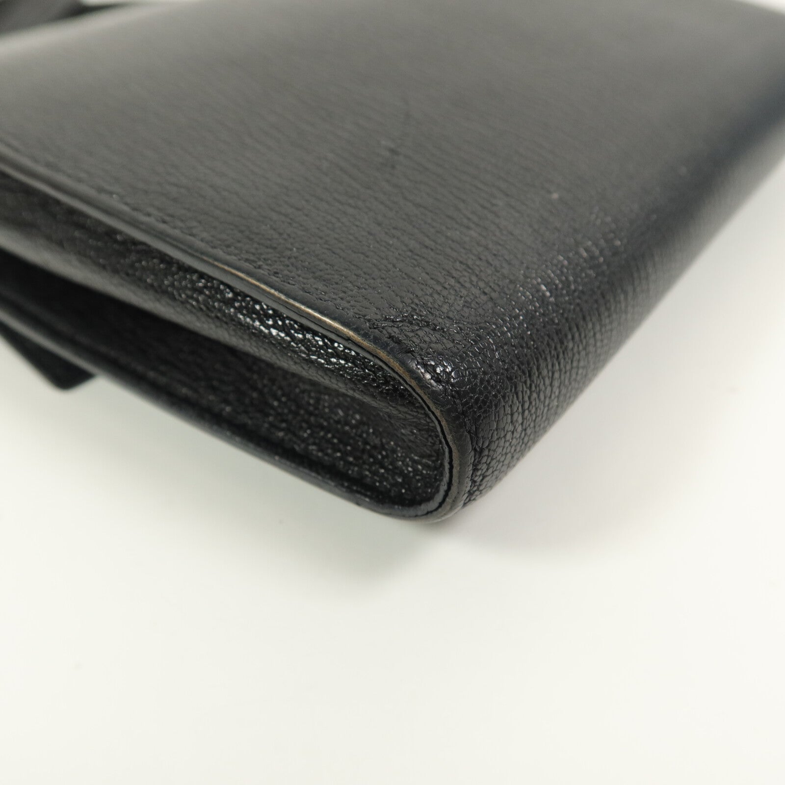 HERMES Chevre皮革Clic 16肩背袋Noir