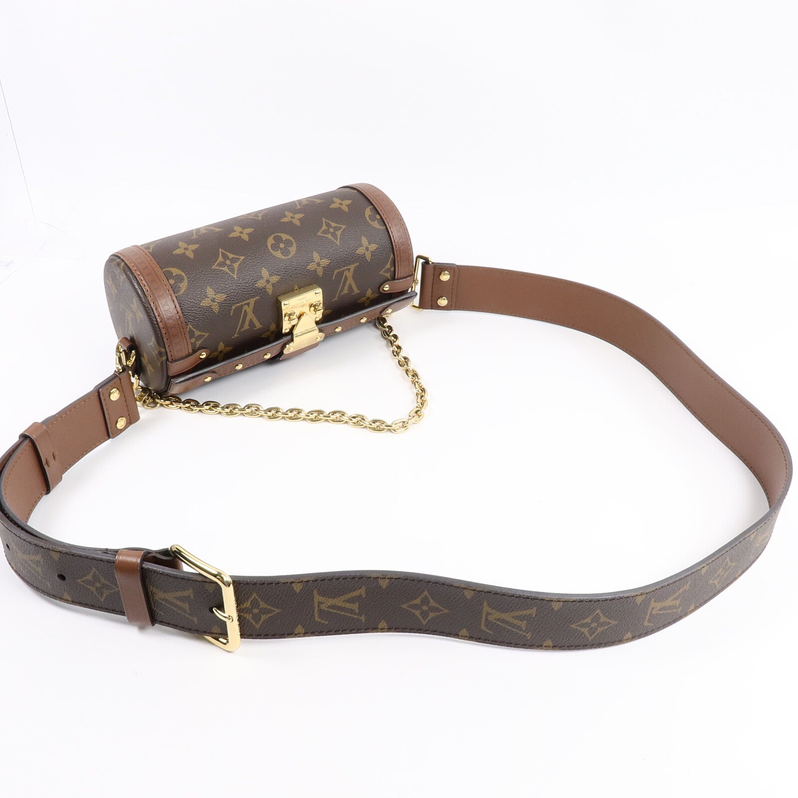 LOUIS VUITTON Monogram Papillon Trunk手挽肩背兩用袋