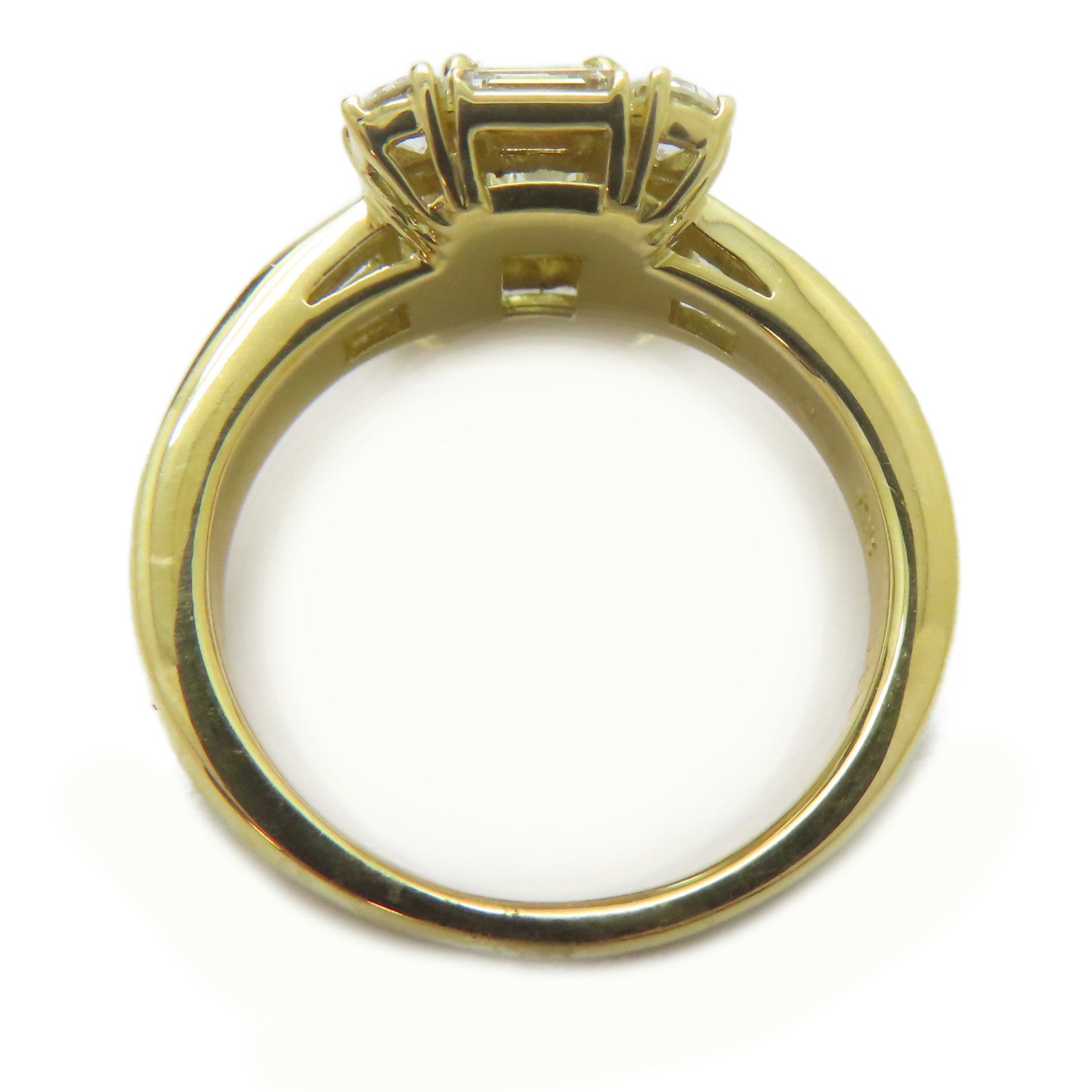 JEWELRY 18K黃金Diamond Ring 1.011ct鑽石/1.08ct鑽石戒指US#5.75