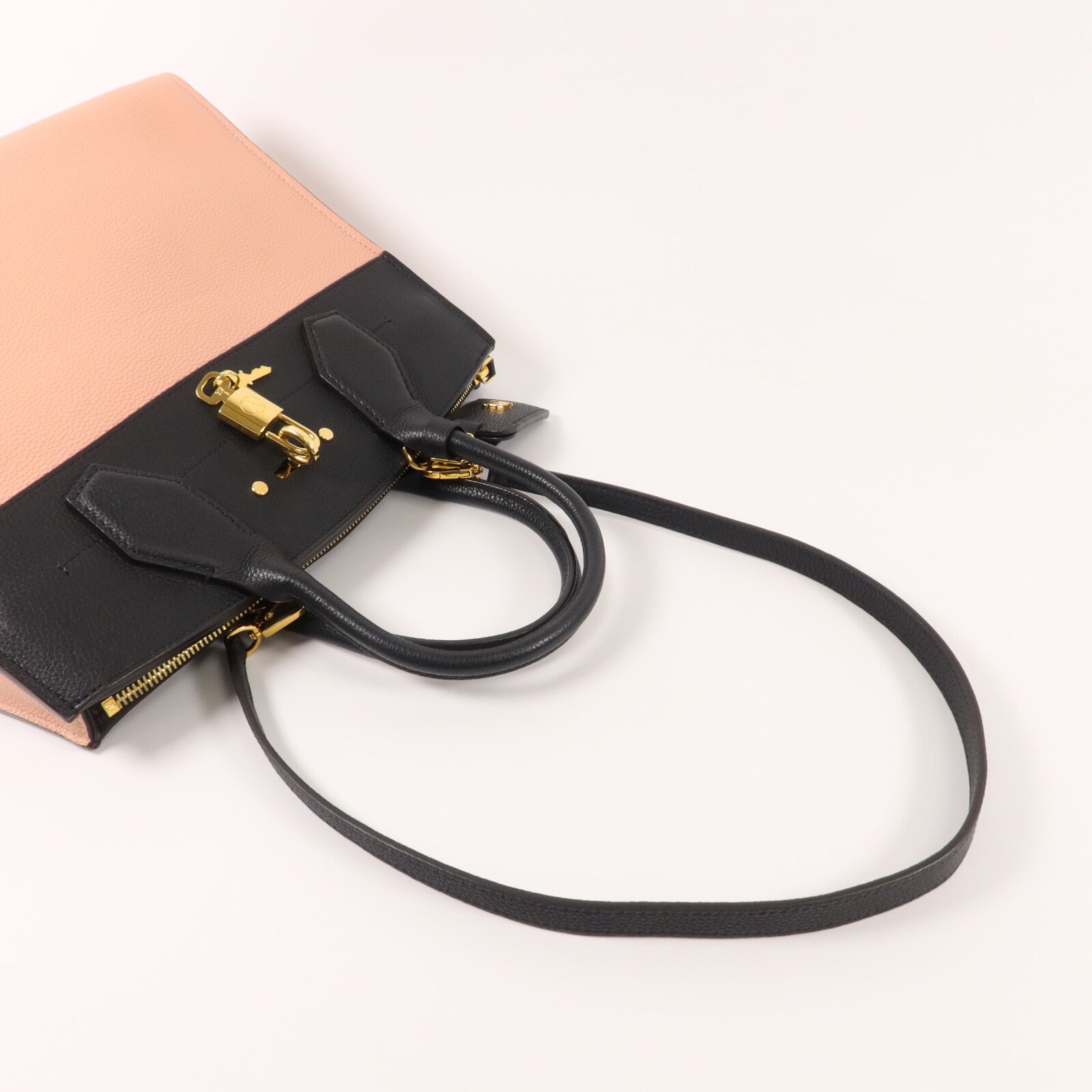 LOUIS VUITTON Taurillon City Steamer PM手挽肩背兩用袋