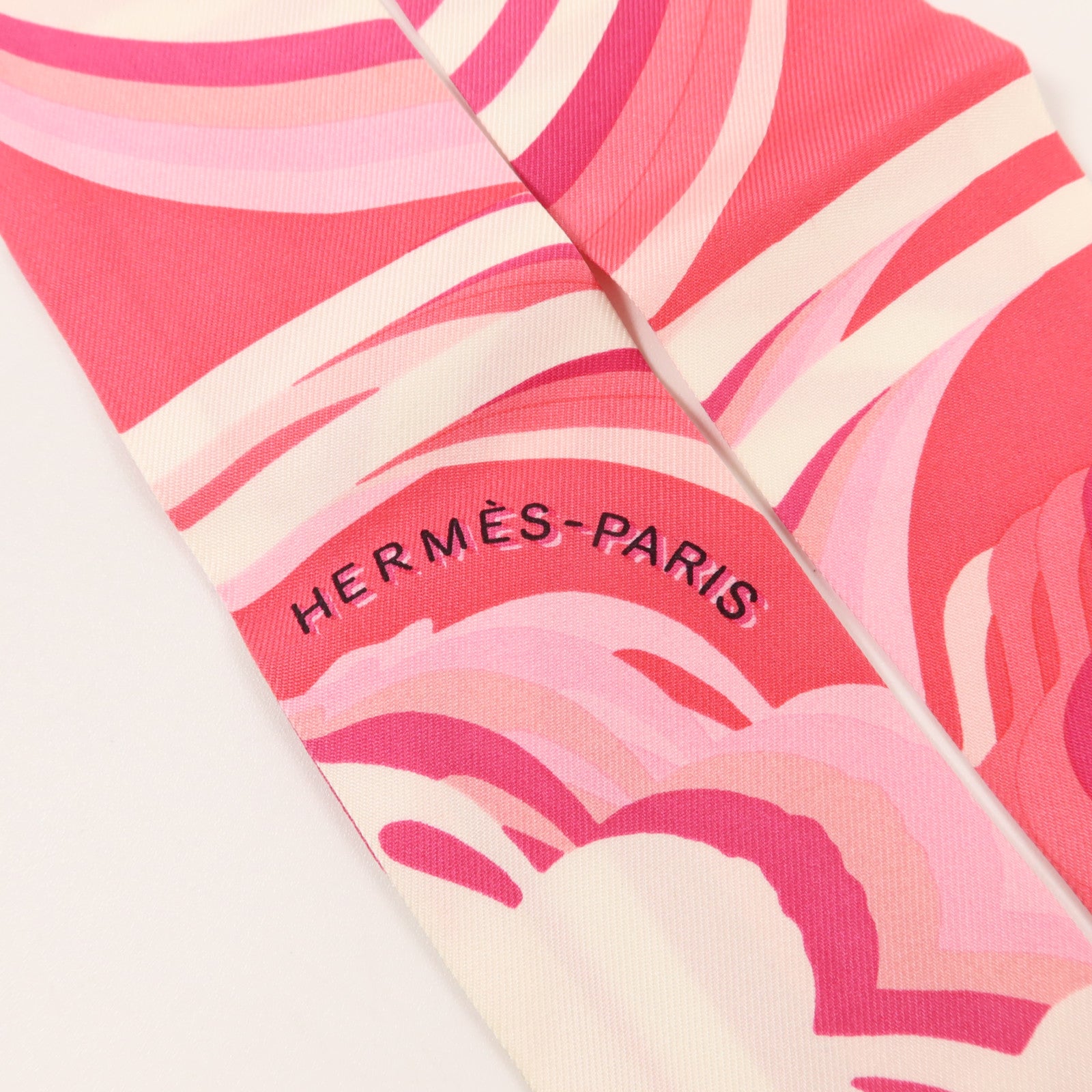 HERMES 絲質Twilly絲巾