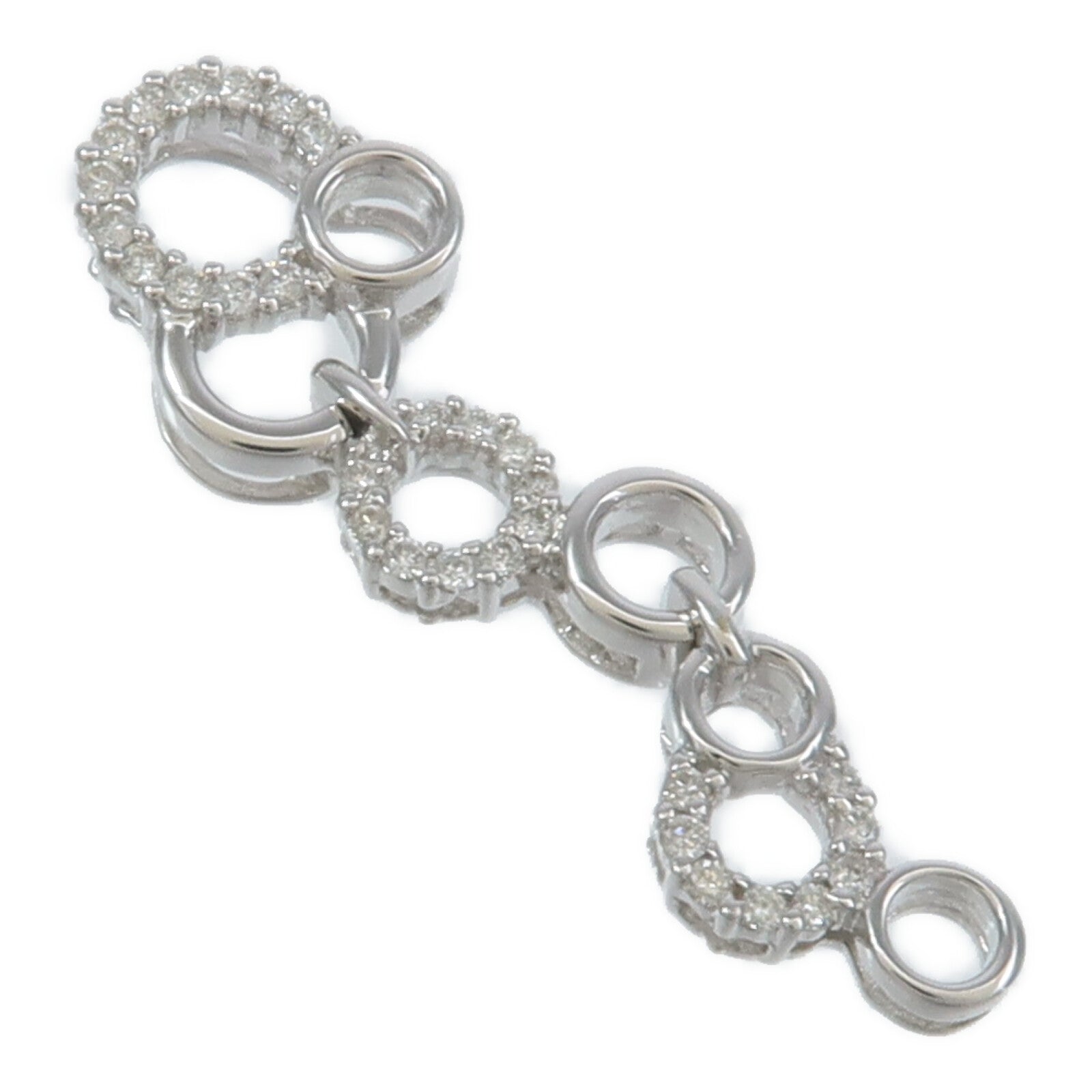 JEWELRY 18K白金Diamond Pendant鑽石吊墜