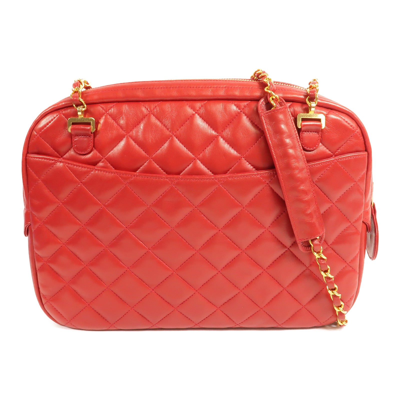 CHANEL 羊皮皮革Vintage Chain Shoulder肩背袋