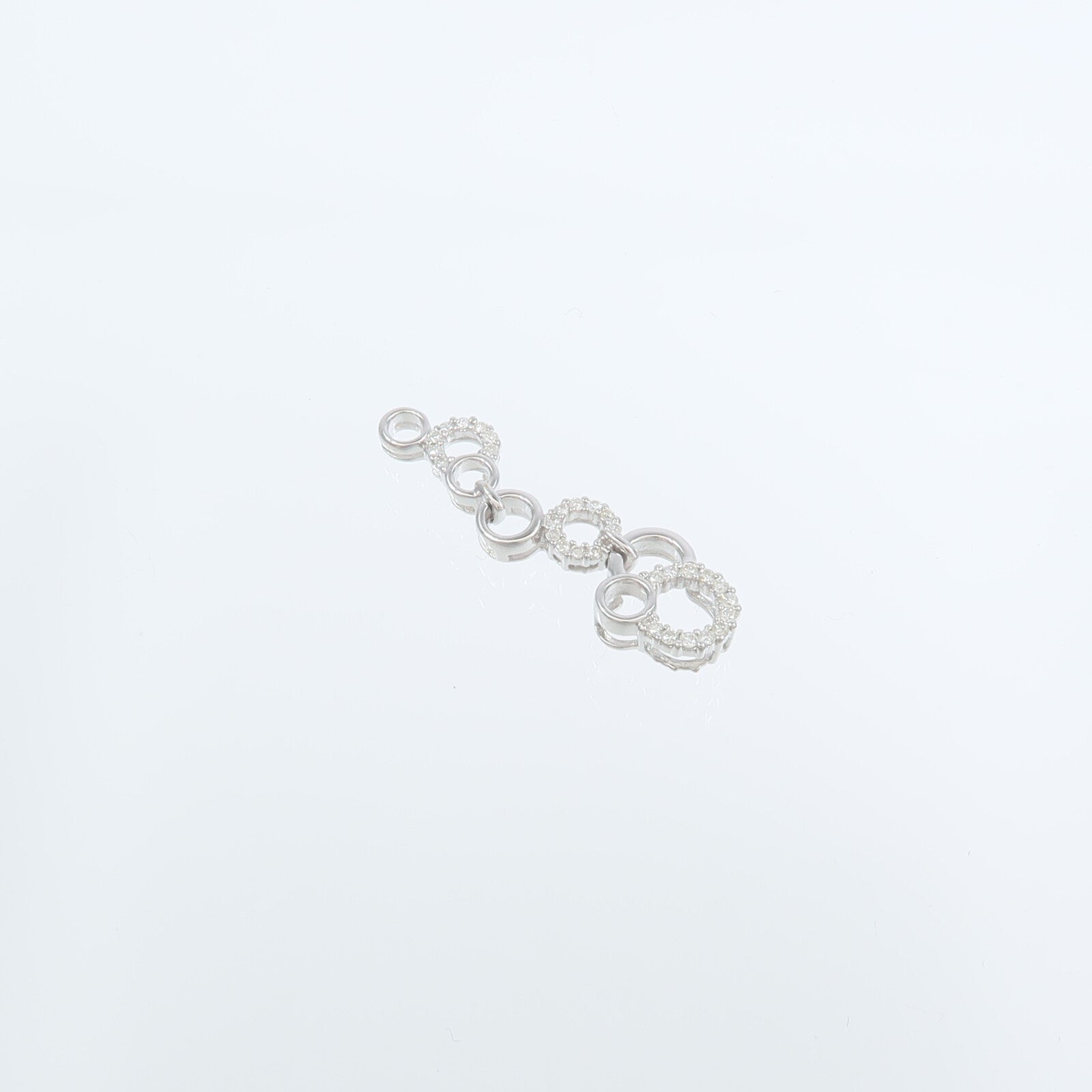 JEWELRY 18K白金Diamond Pendant鑽石吊墜