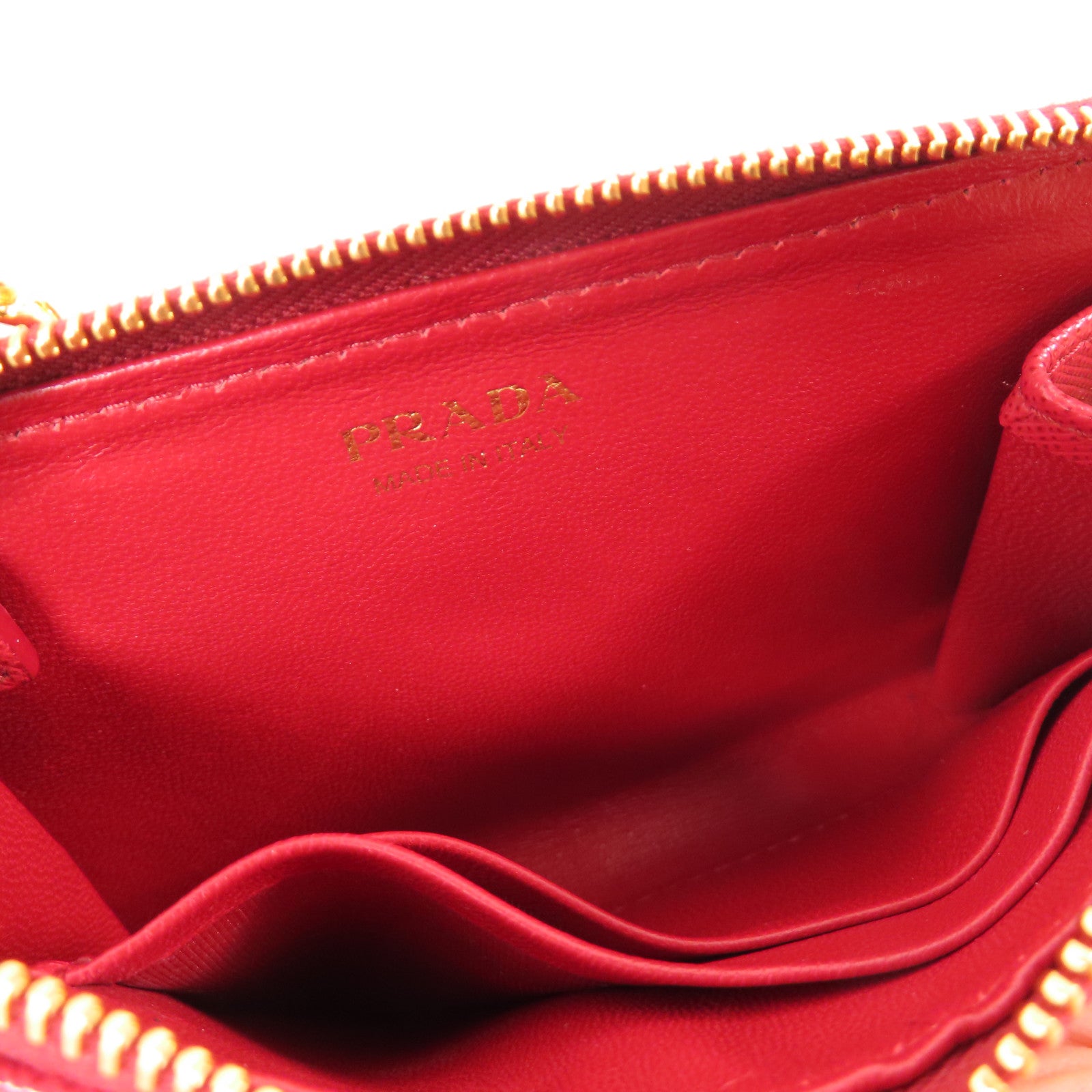 PRADA 【激減優惠】Saffiano皮革Key Holder/Coin Case鎖匙包/零錢包