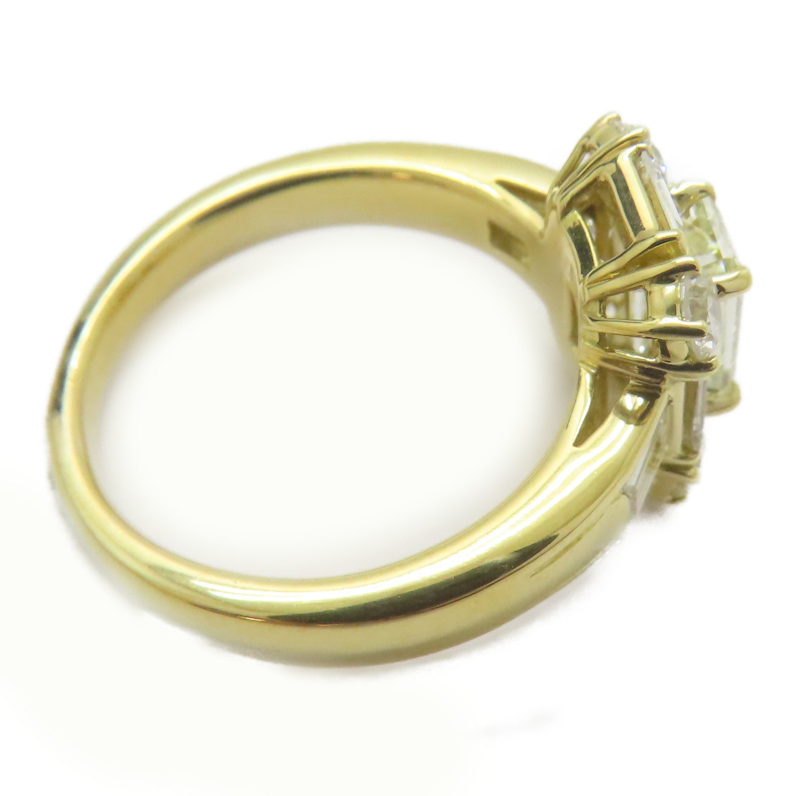JEWELRY 18K黃金Diamond Ring 1.011ct鑽石/1.08ct鑽石戒指US#5.75