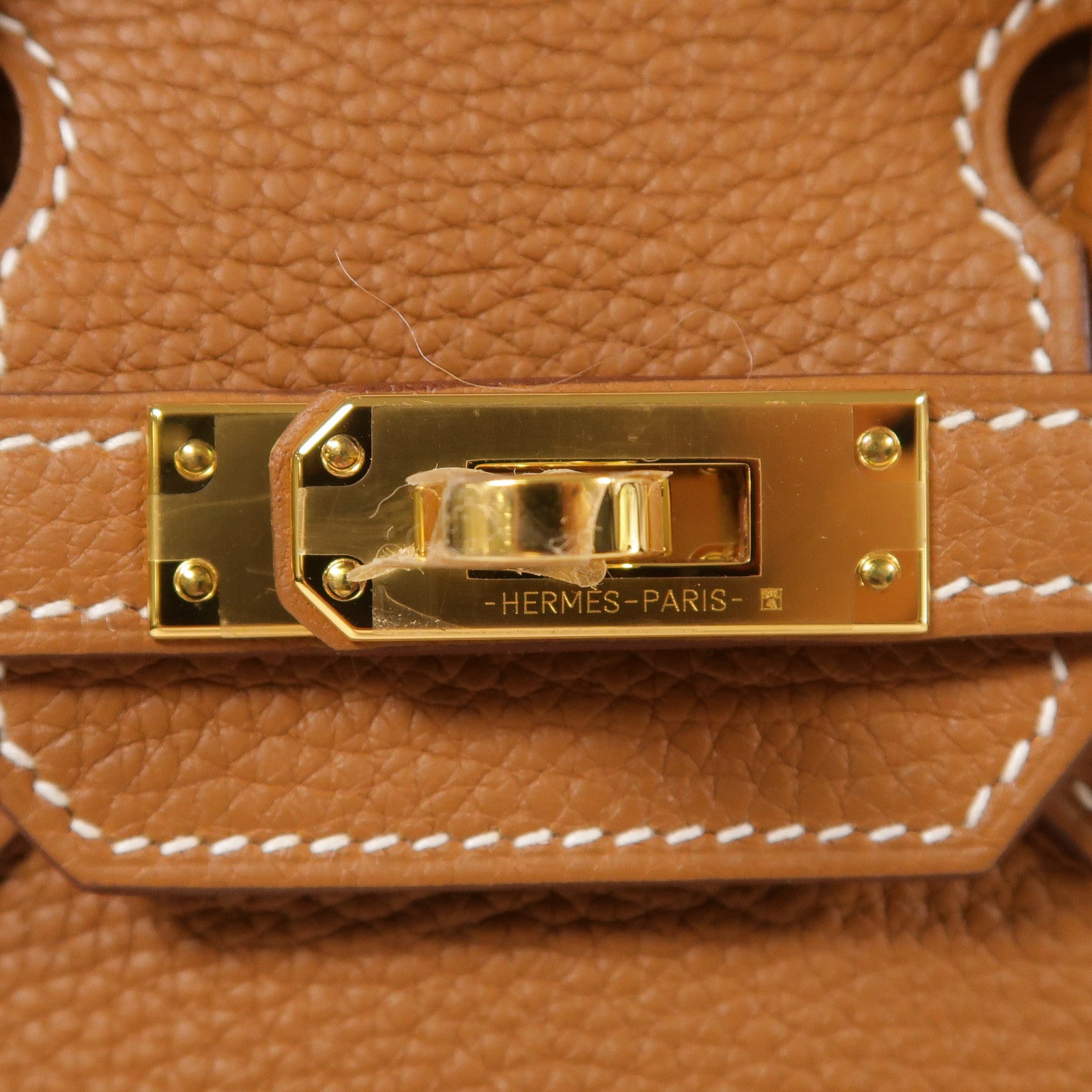 HERMES Togo皮革Birkin 25金扣手挽袋Gold