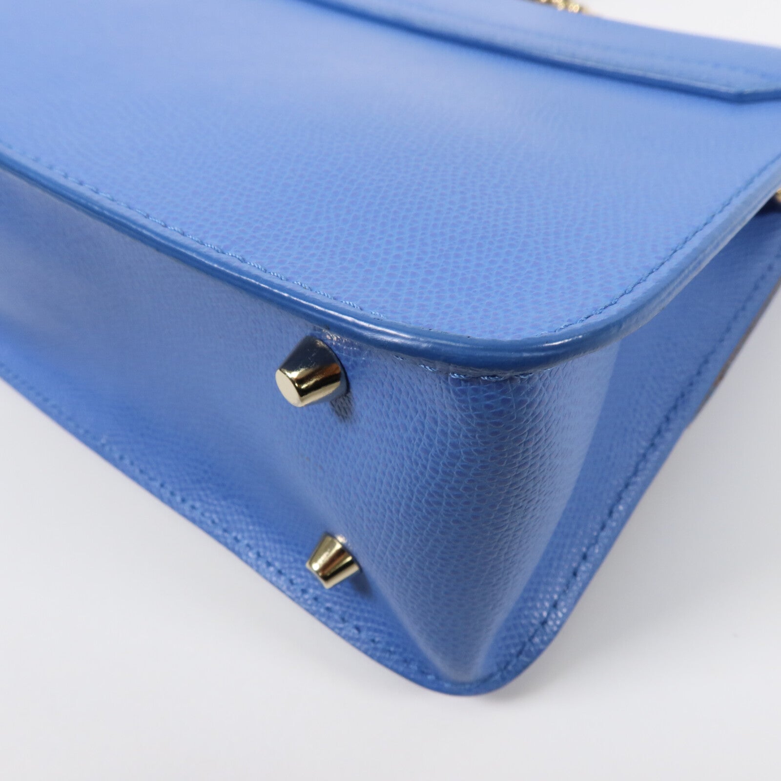 Furla 牛皮皮革Shoulder Bag鏈帶肩背袋