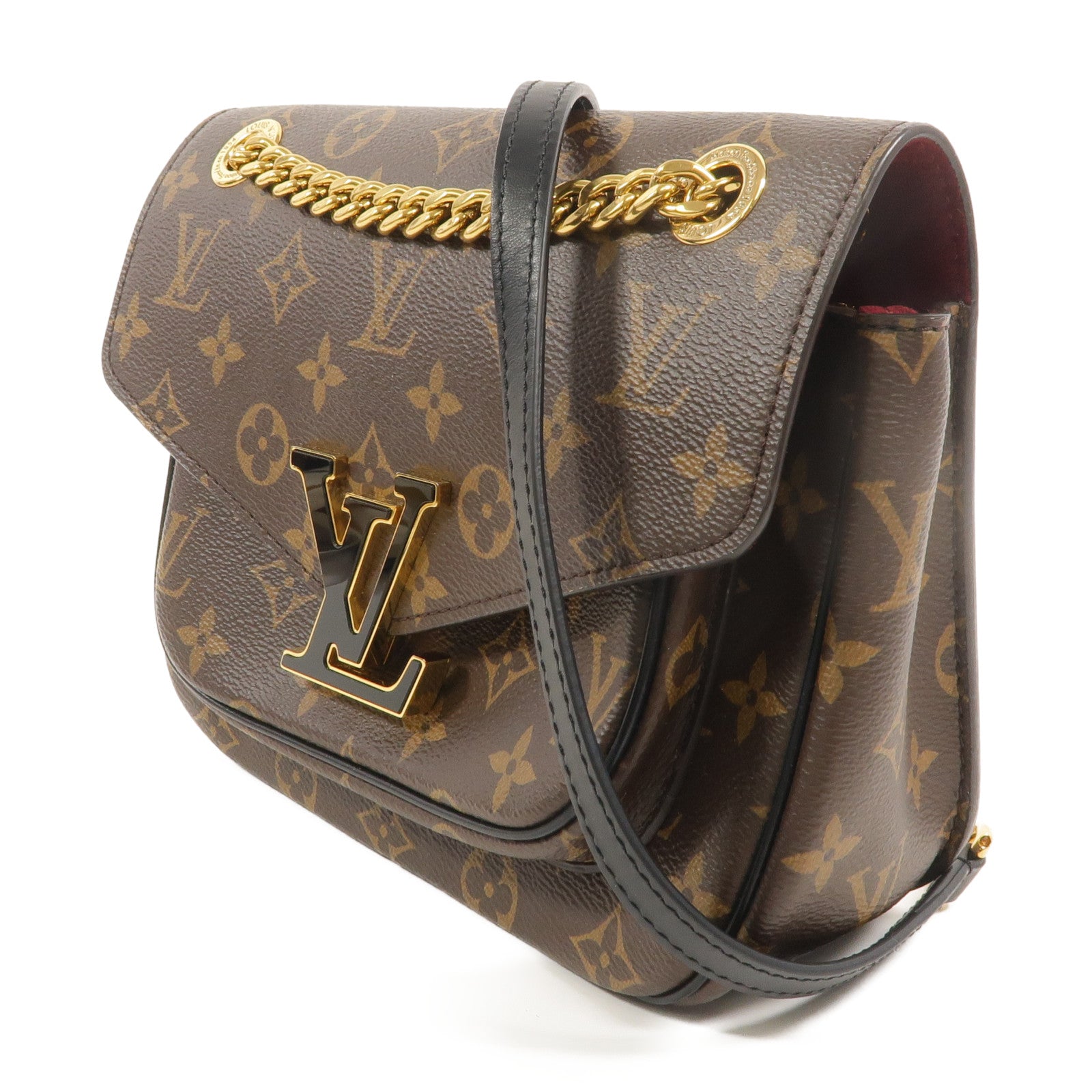 LOUIS VUITTON Monogram Passy鏈帶肩背袋