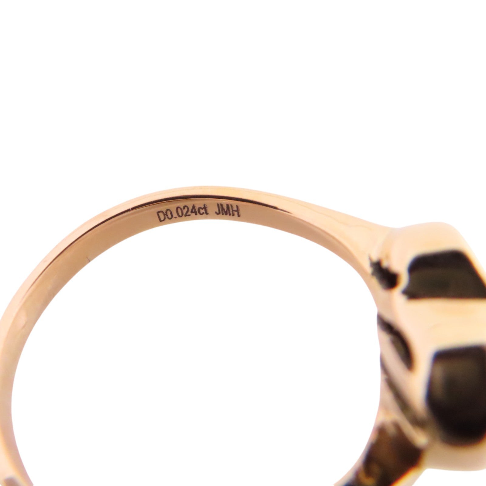 JEWELRY 18K玫瑰金/鑽石Diamond Ring戒指US#5.5