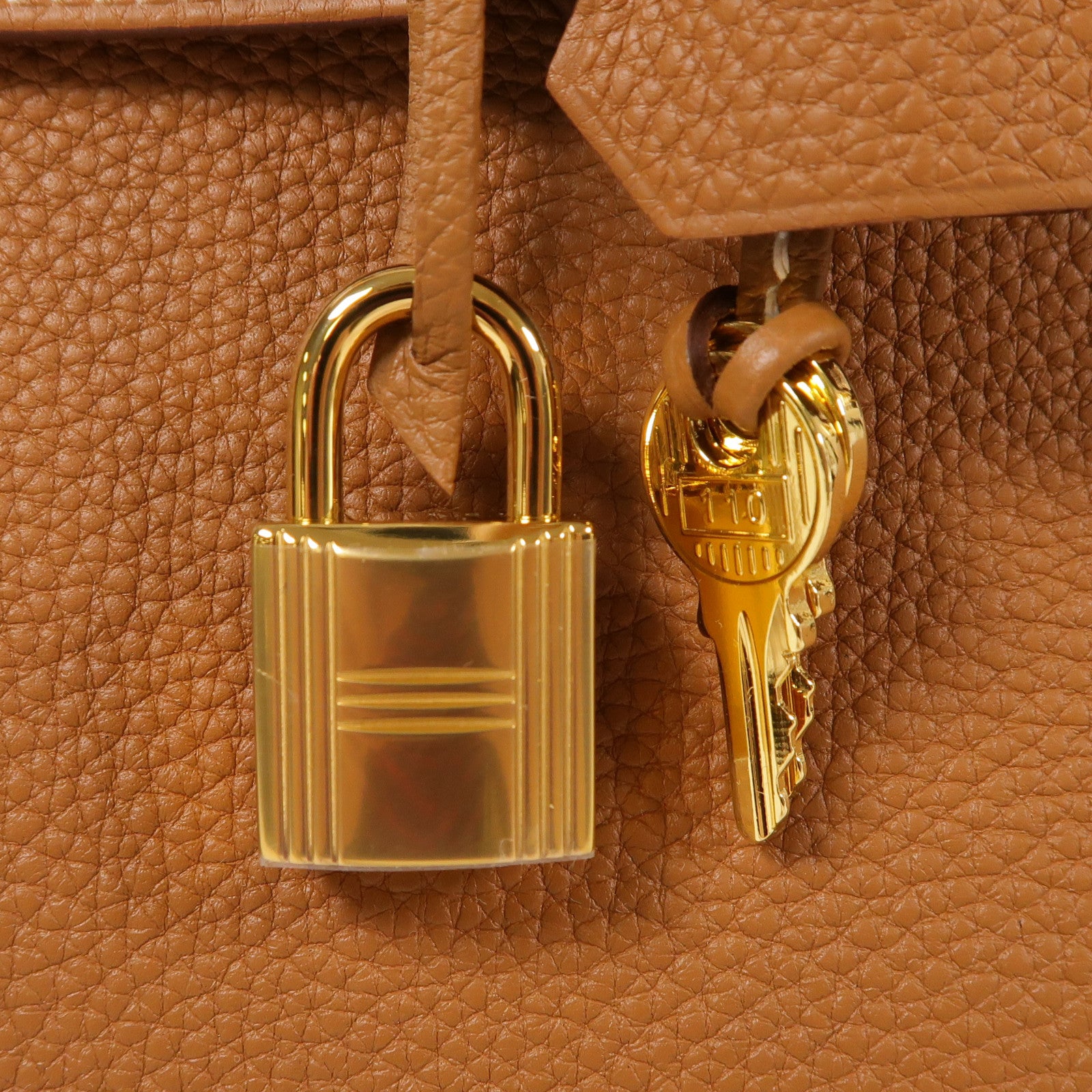 HERMES Togo皮革Birkin 25金扣手挽袋Gold