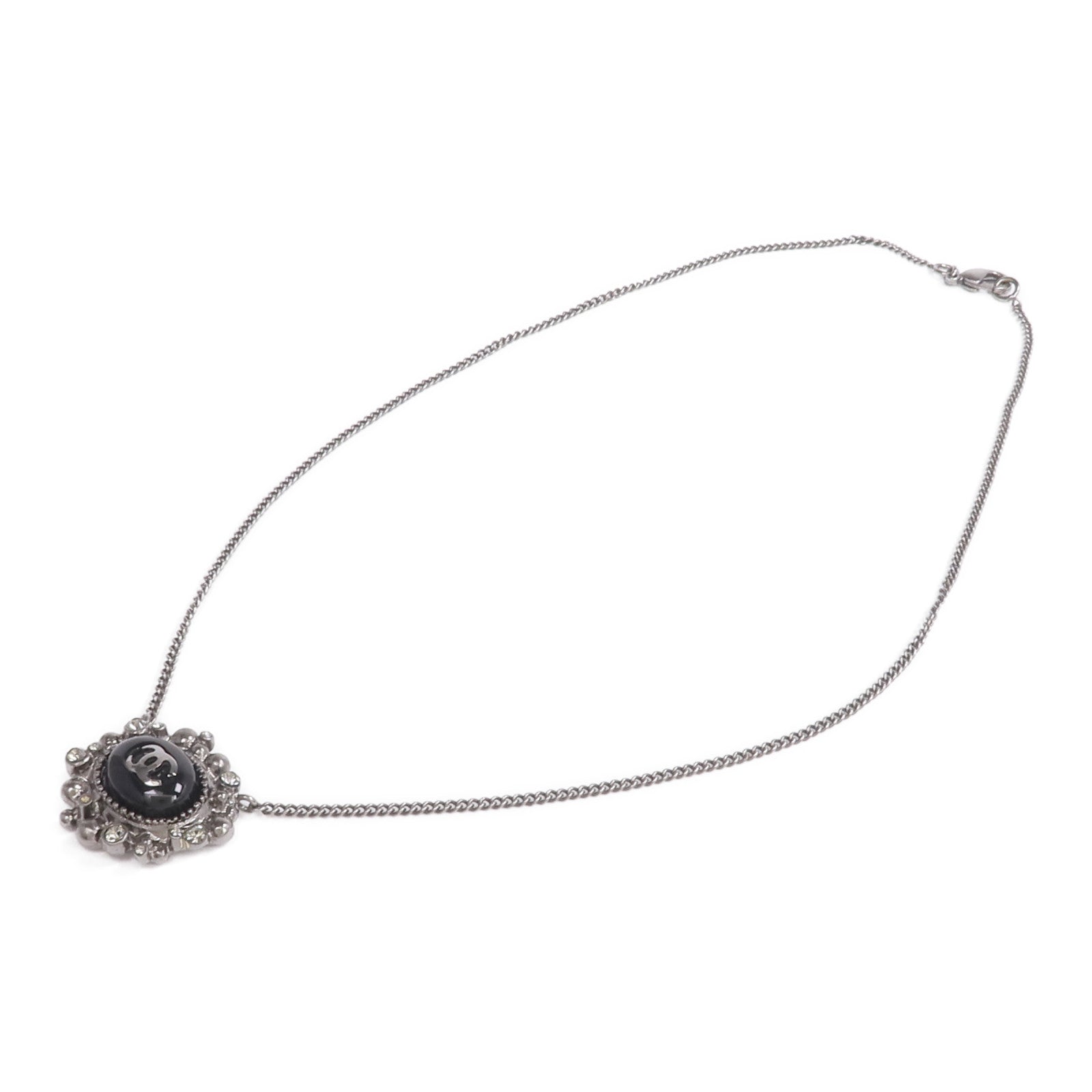 CHANEL 金屬Black Stone Necklace項鍊