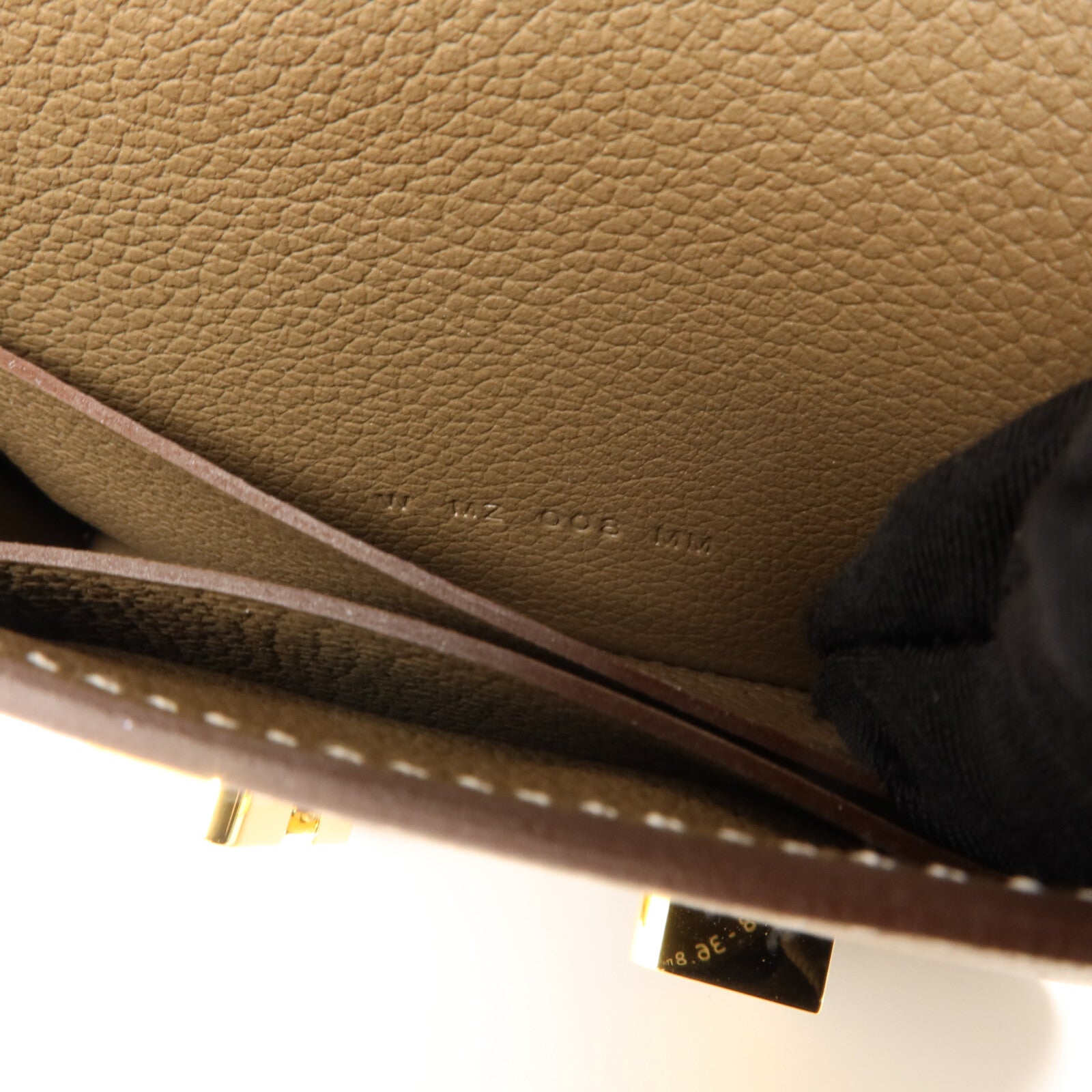 HERMES Evercolor皮革Constance Slim Wallet錢包Etoupe