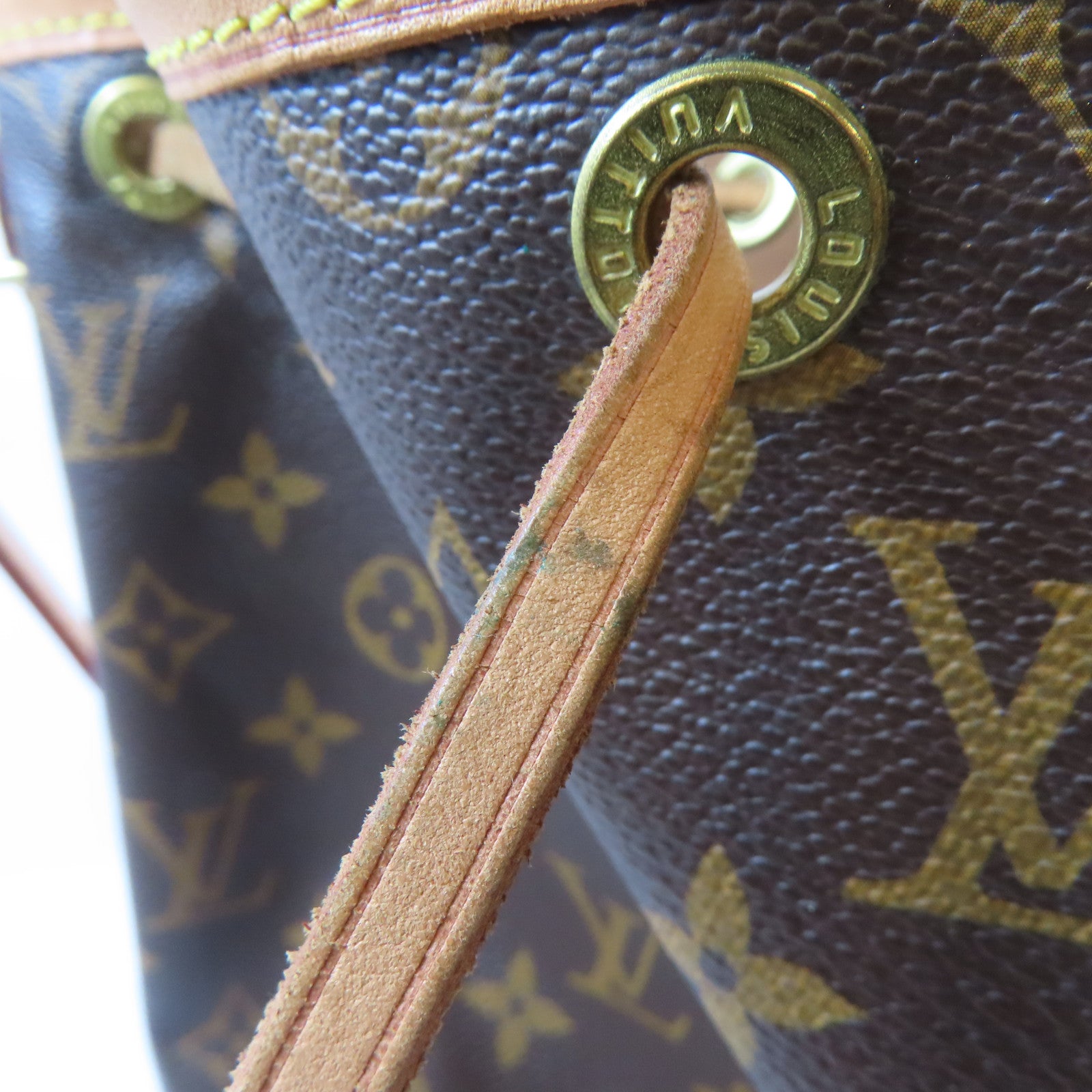 LOUIS VUITTON 【激減優惠】Monogram Noe GM金扣肩背袋啡色