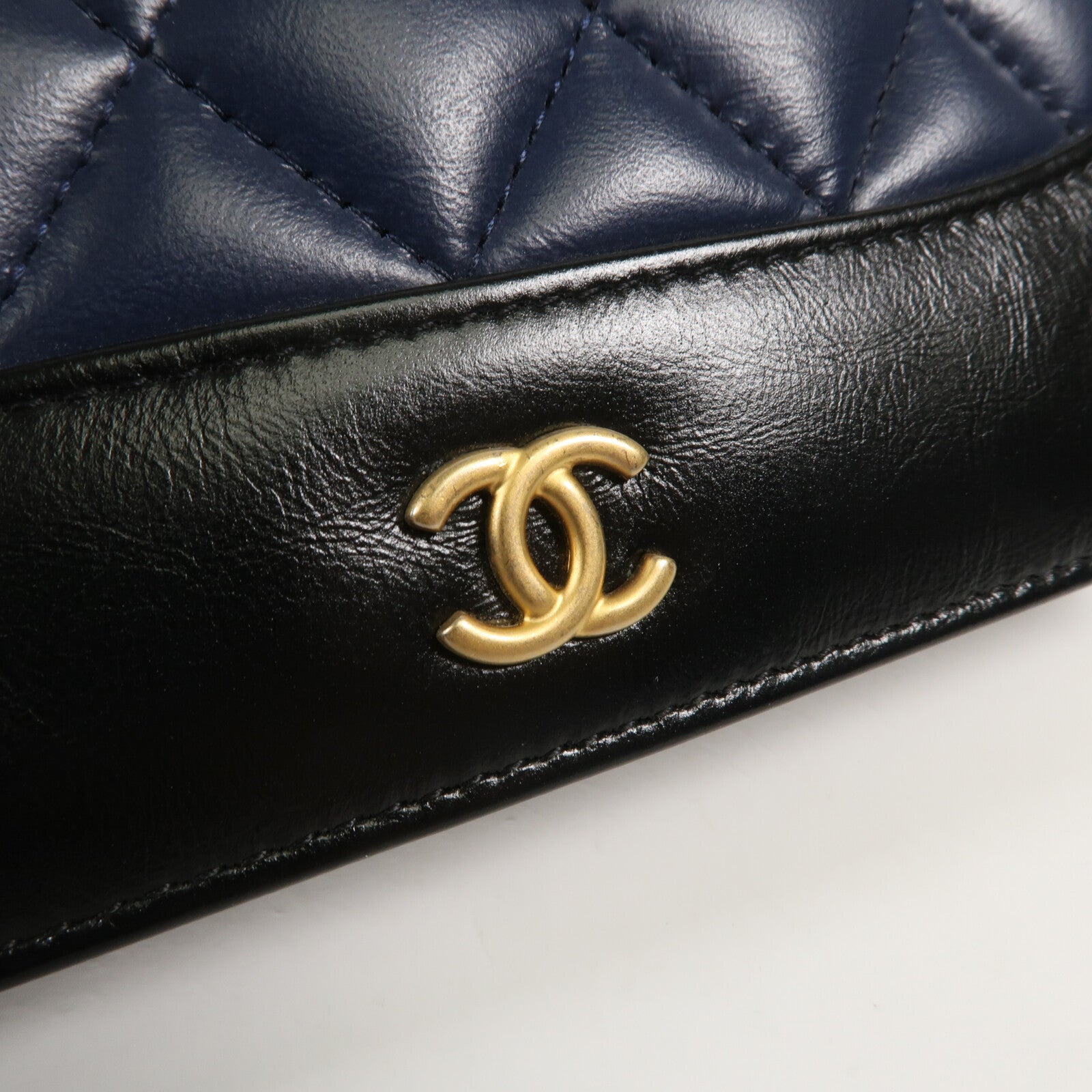 CHANEL 牛皮皮革Long Wallet金扣長錢包