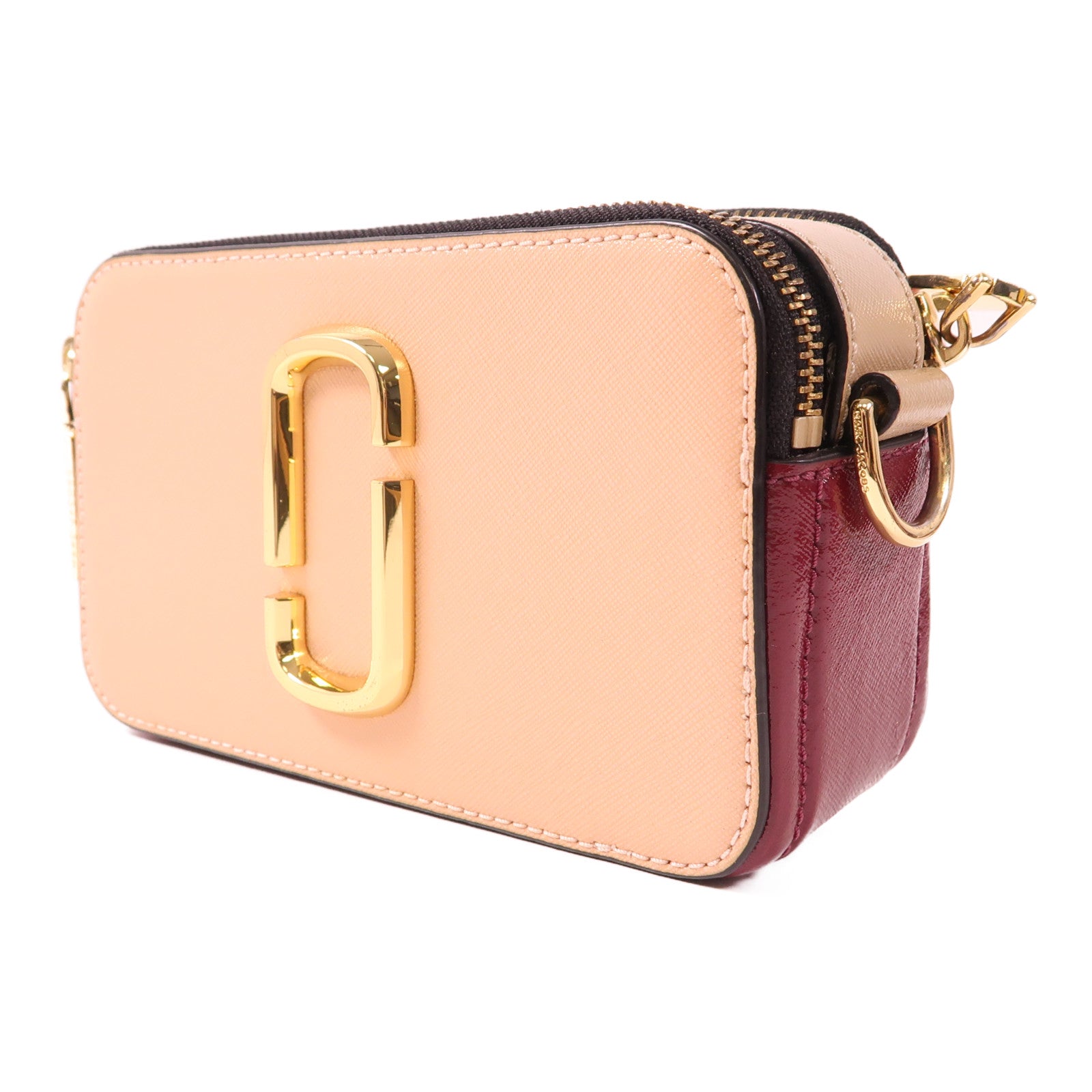 MARC JACOBS 牛皮皮革Shoulder Bag金扣肩背袋