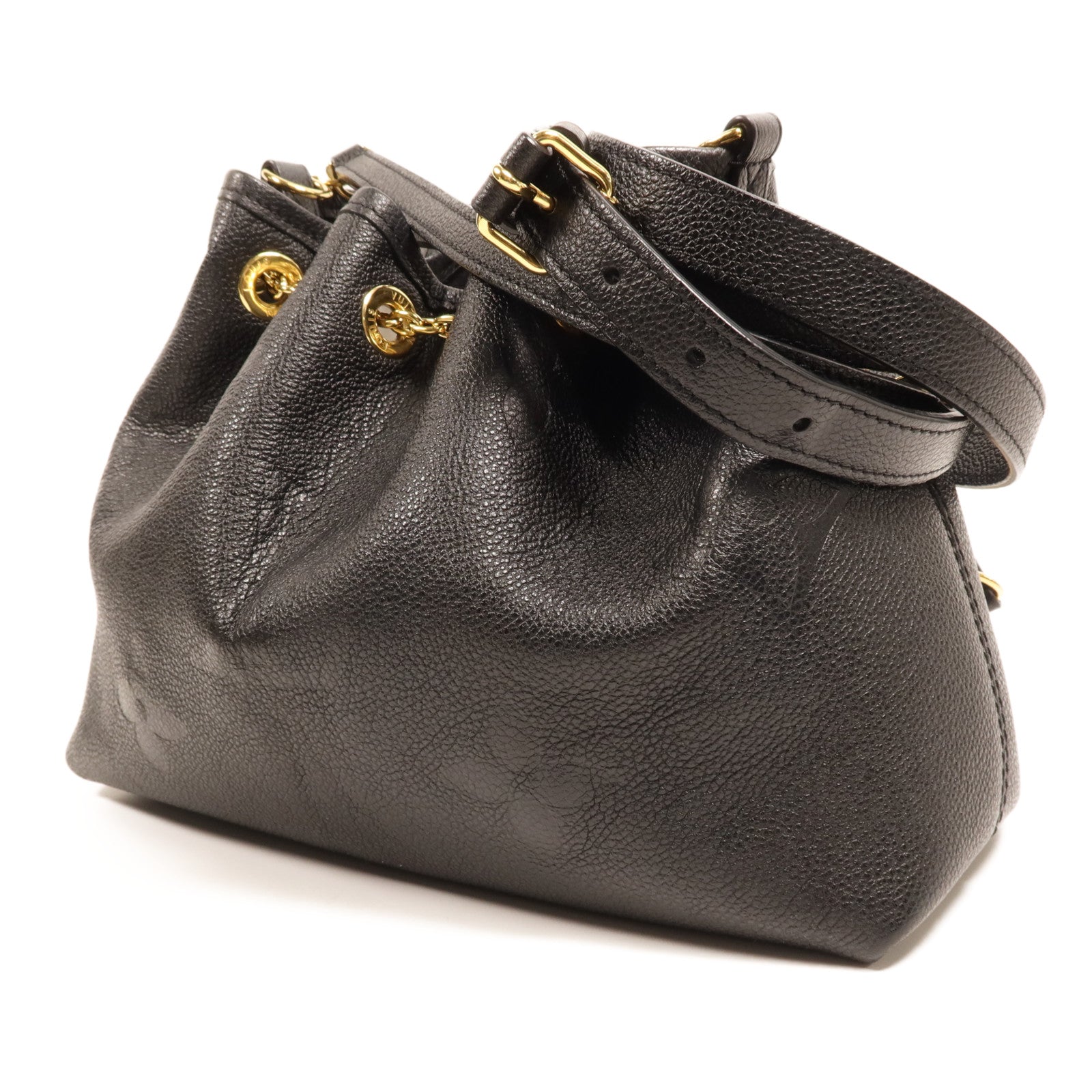 LOUIS VUITTON Monogram Empreinte Bundle金扣手挽肩背兩用袋