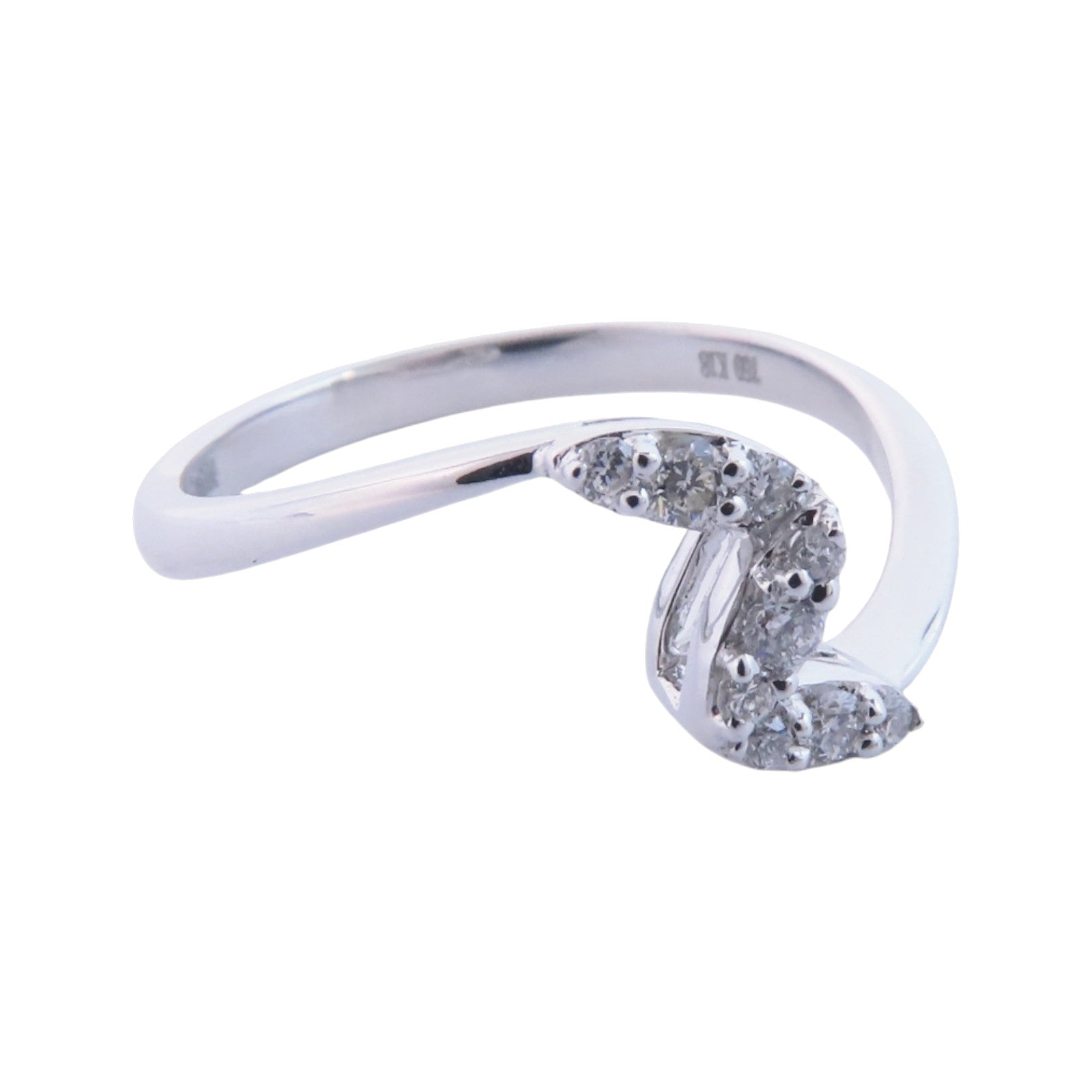 JEWELRY 【激減優惠】18K白金Diamond Ring鑽石戒指US#6.25